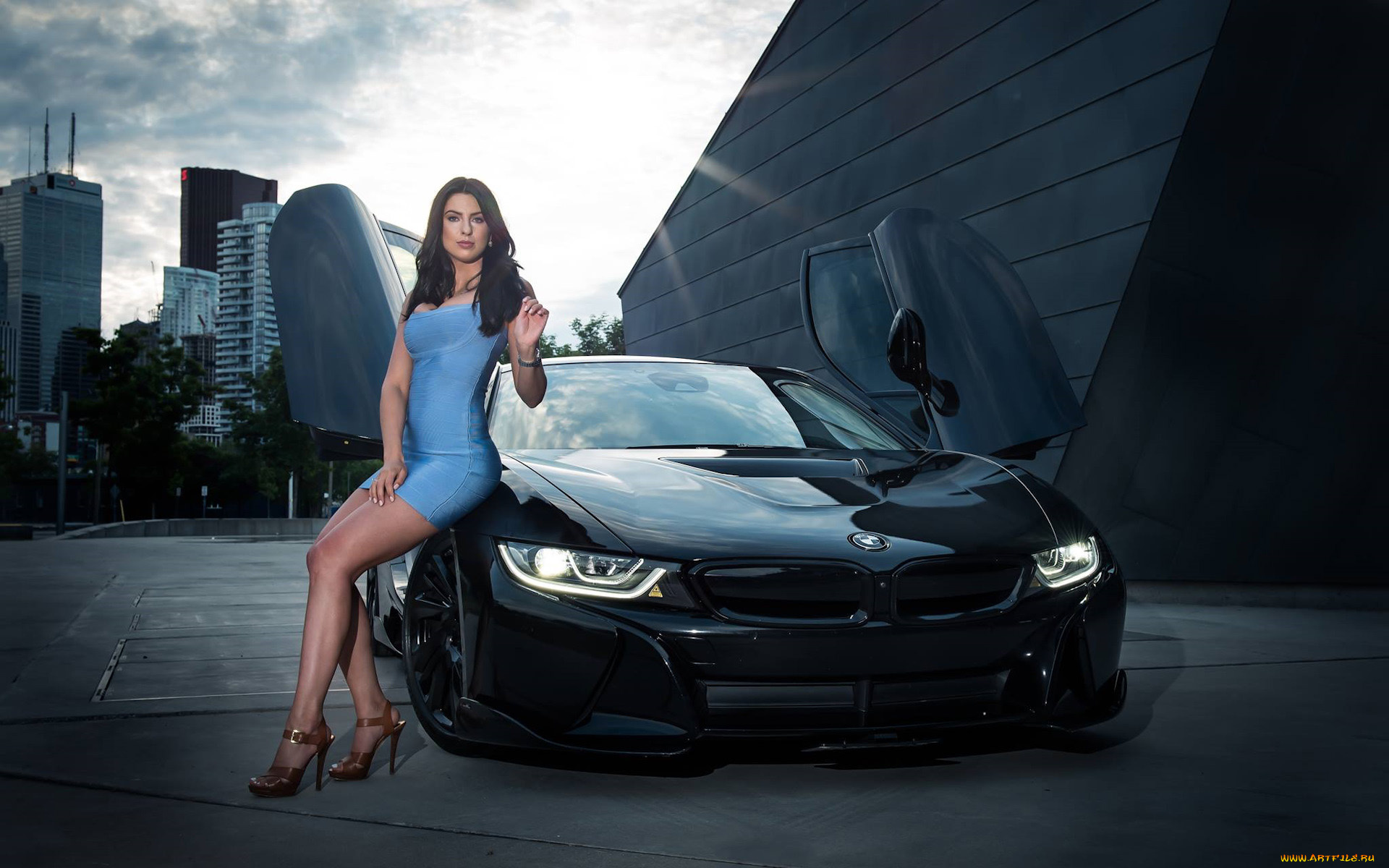 автомобили, -авто, с, девушками, bmw