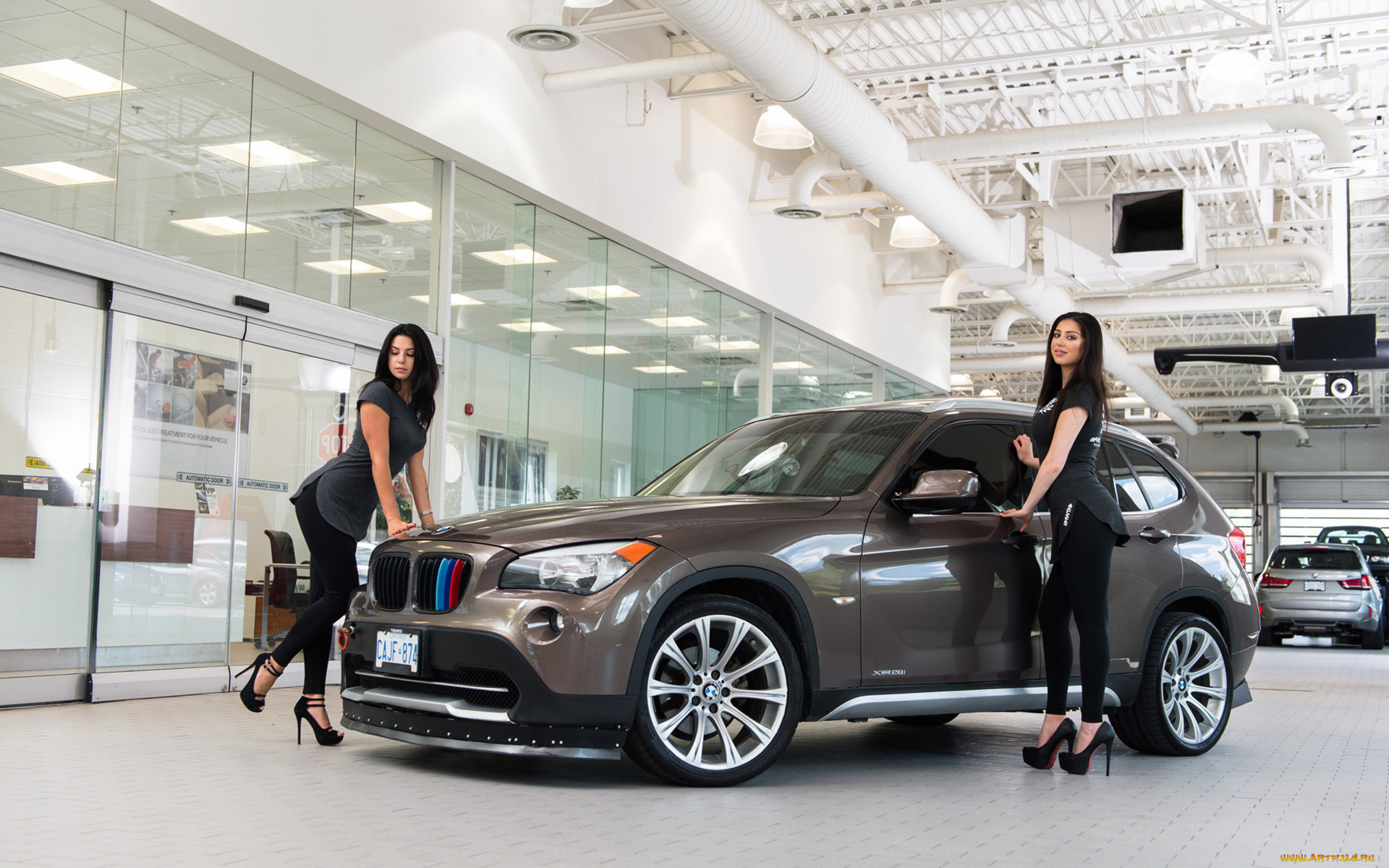 автомобили, -авто, с, девушками, bmw