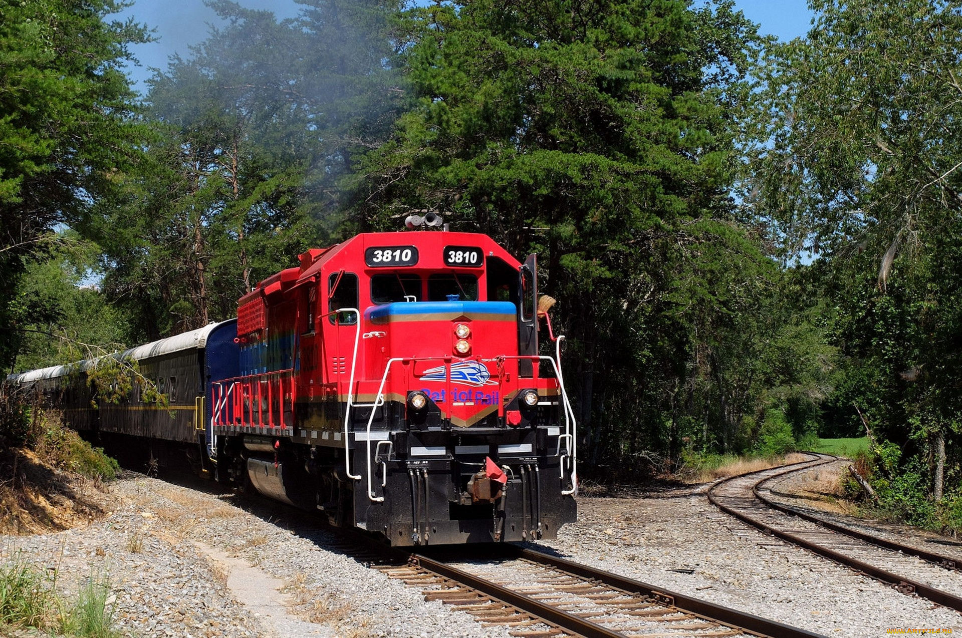 техника, поезда, локомотив, состав