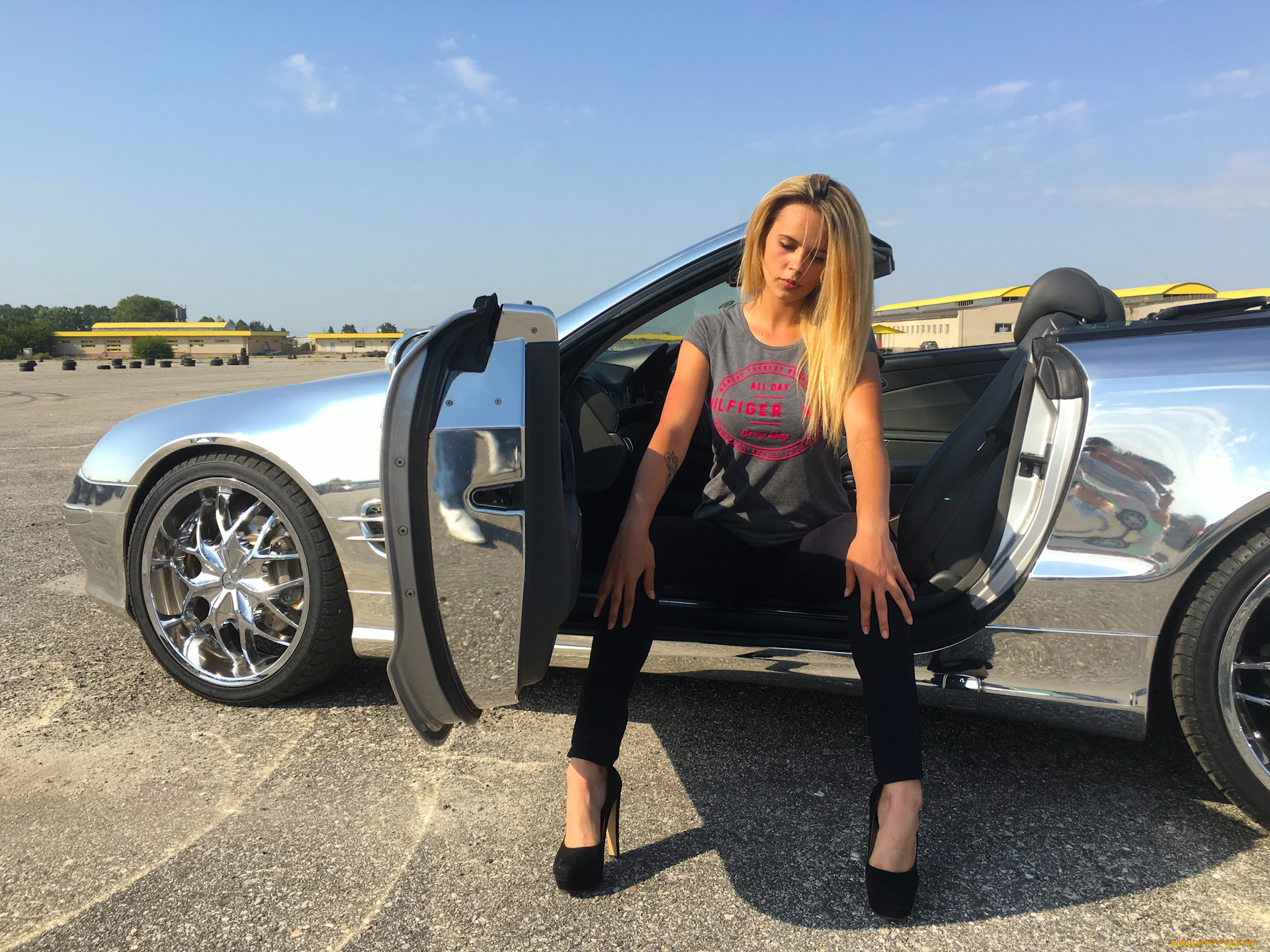 автомобили, -авто, с, девушками, mercedes