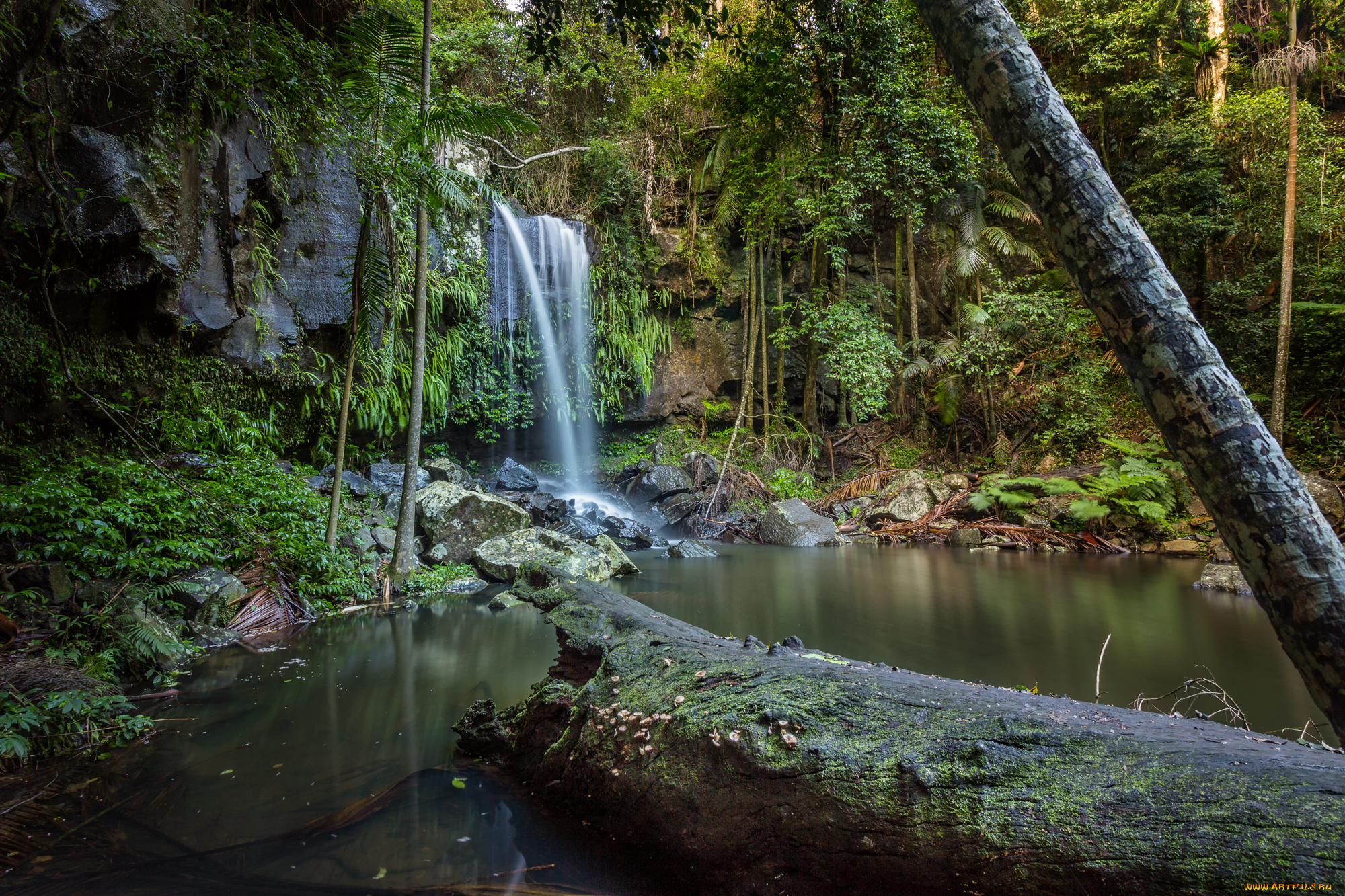 природа, водопады, простор