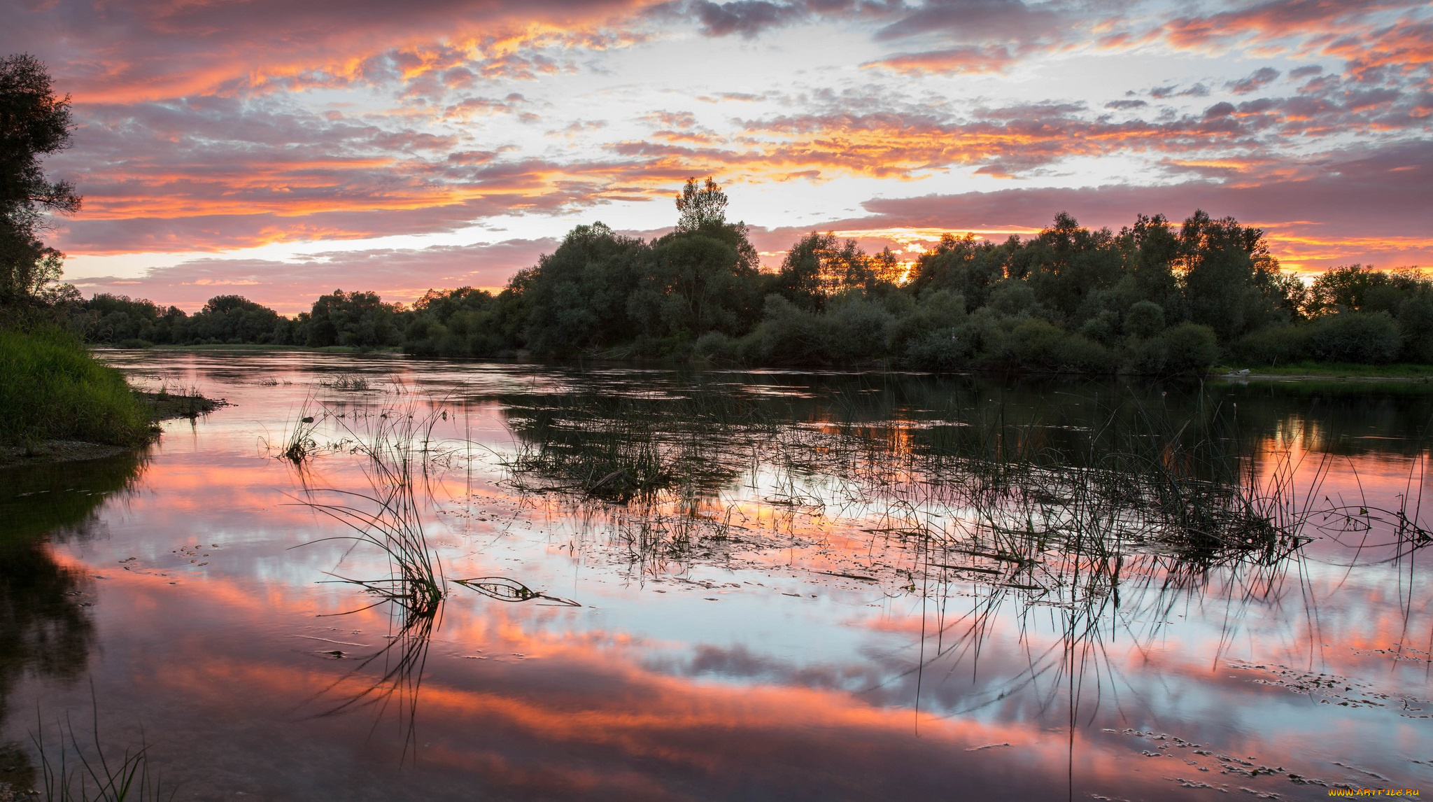 природа, реки, озера, простор