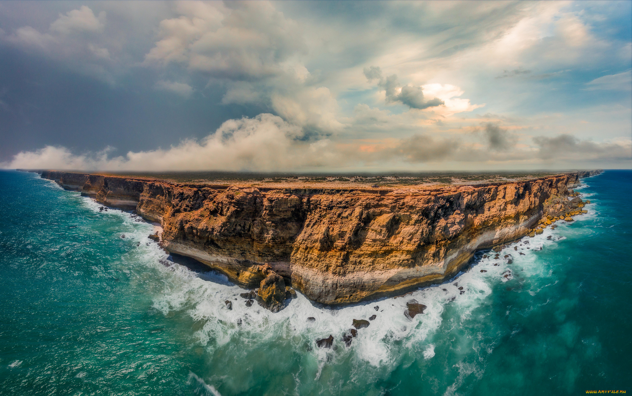 природа, побережье, простор