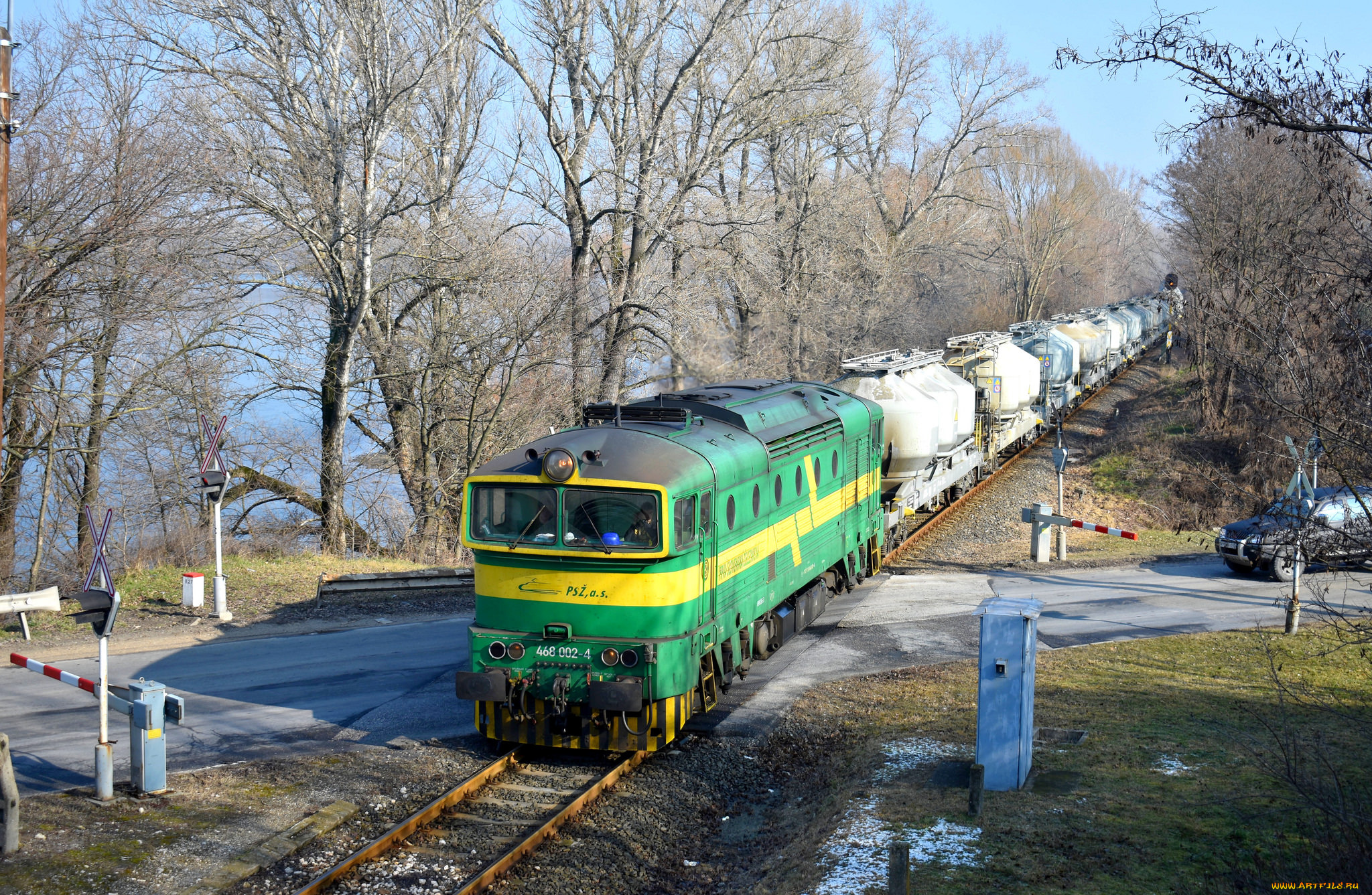 техника, поезда, локомотив, состав