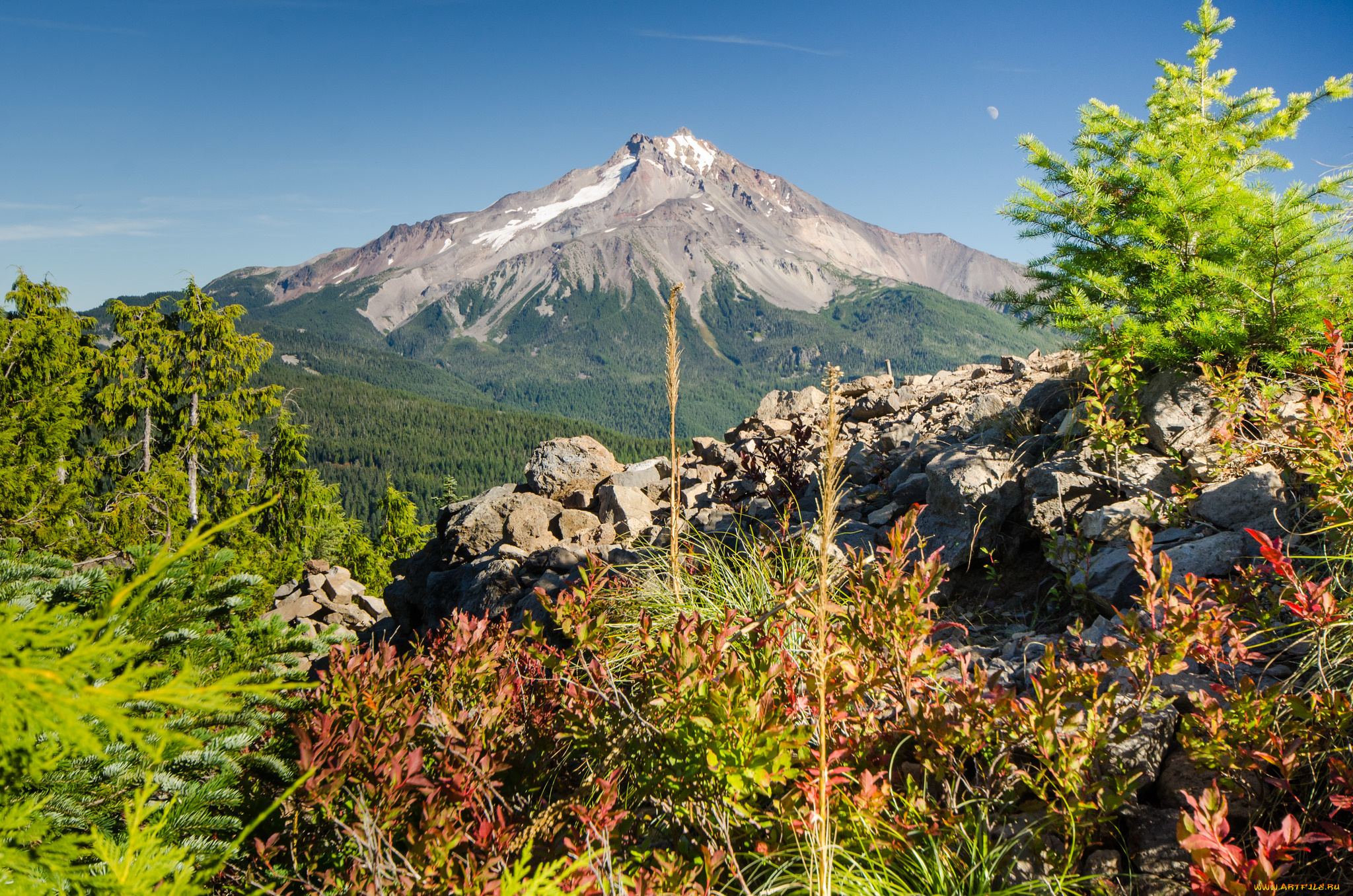 природа, горы, простор