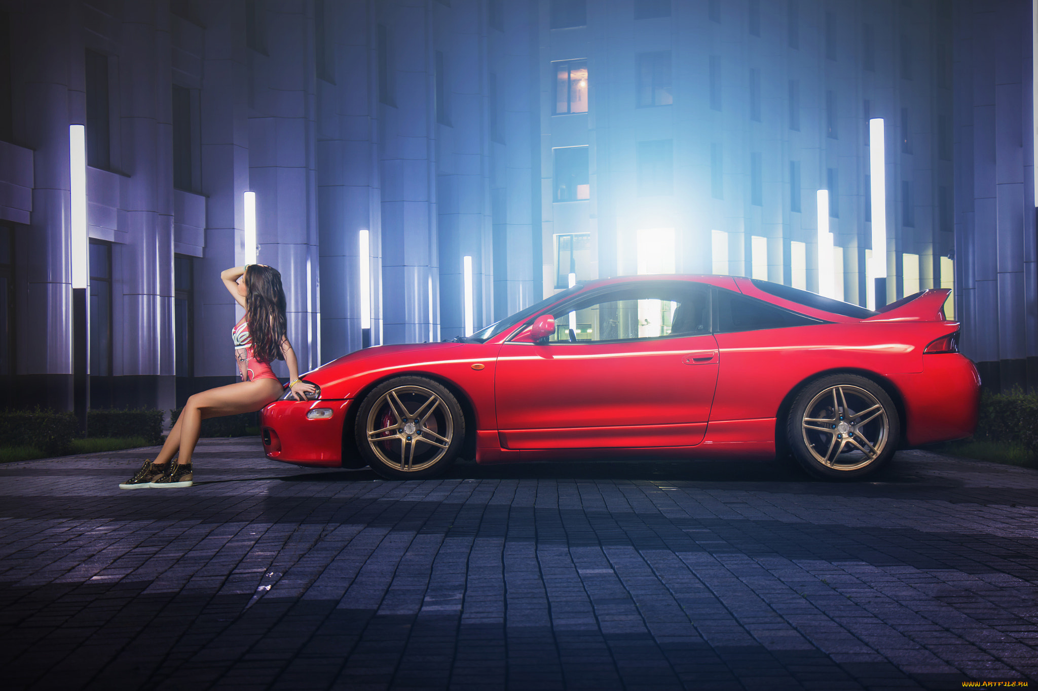 автомобили, -авто, с, девушками, eclipse, nadya