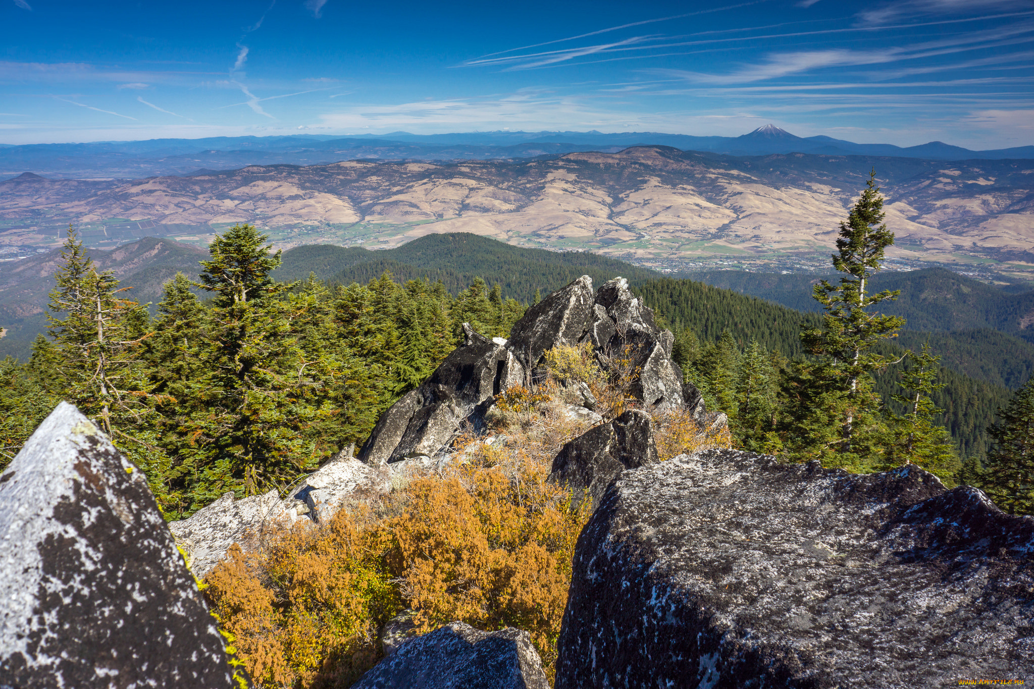 природа, горы, простор