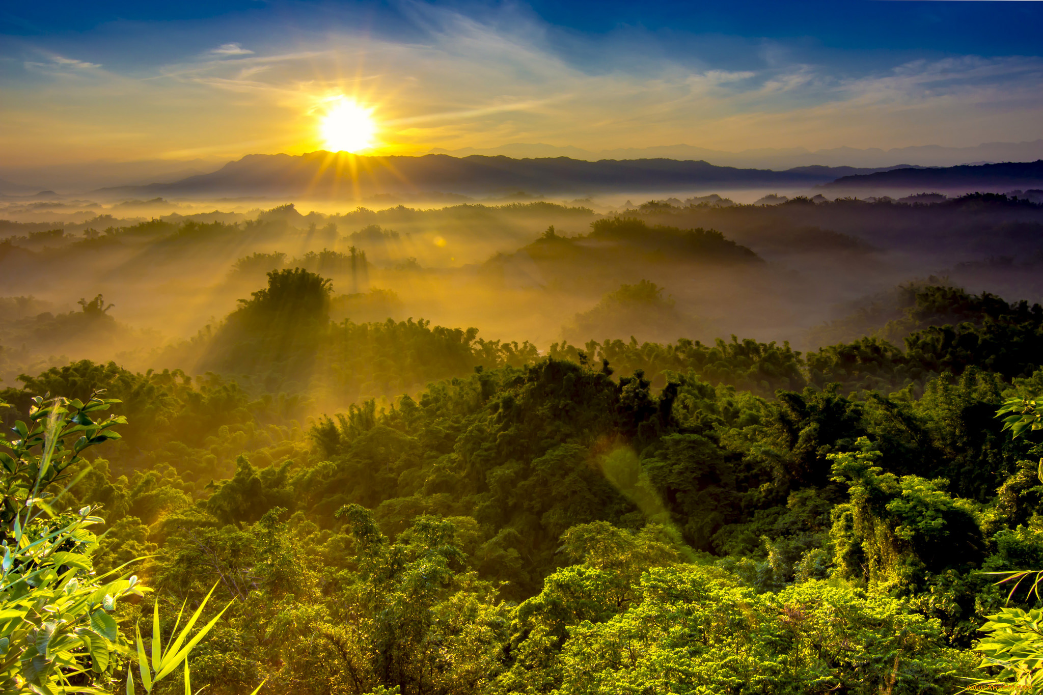 природа, восходы, закаты, простор