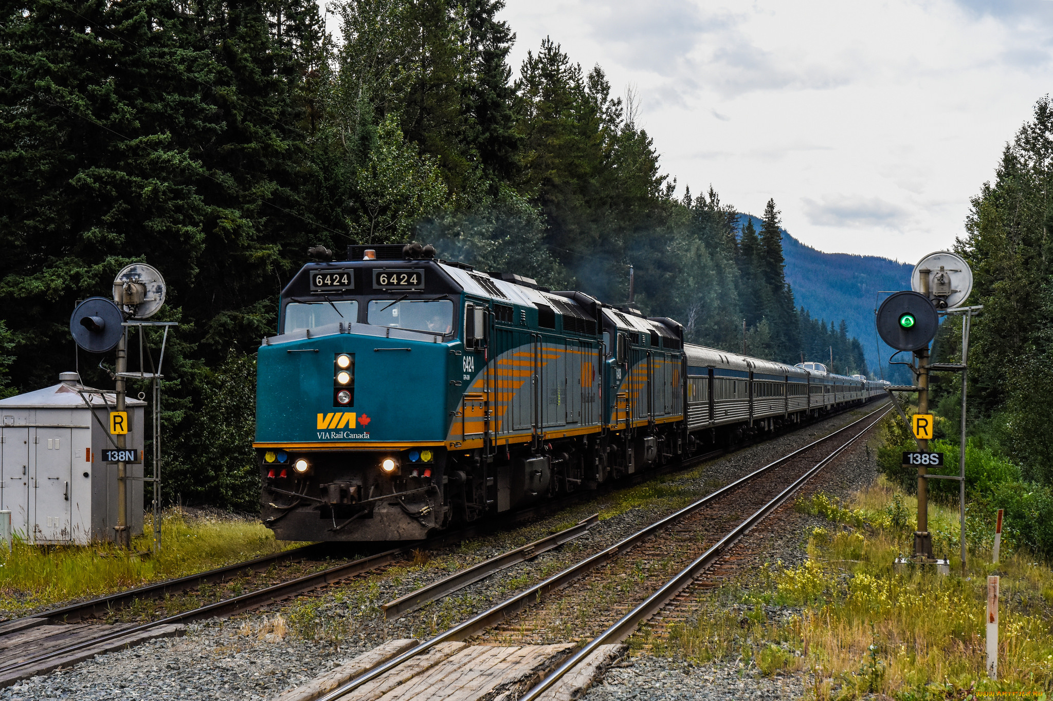 техника, поезда, локомотив, состав