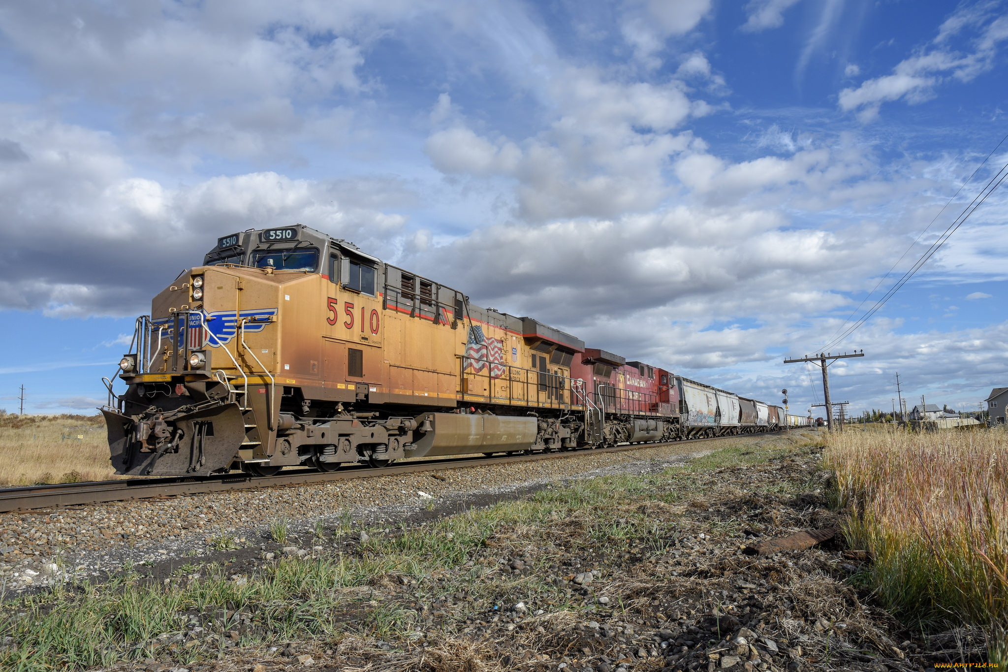 техника, поезда, состав, локомотив