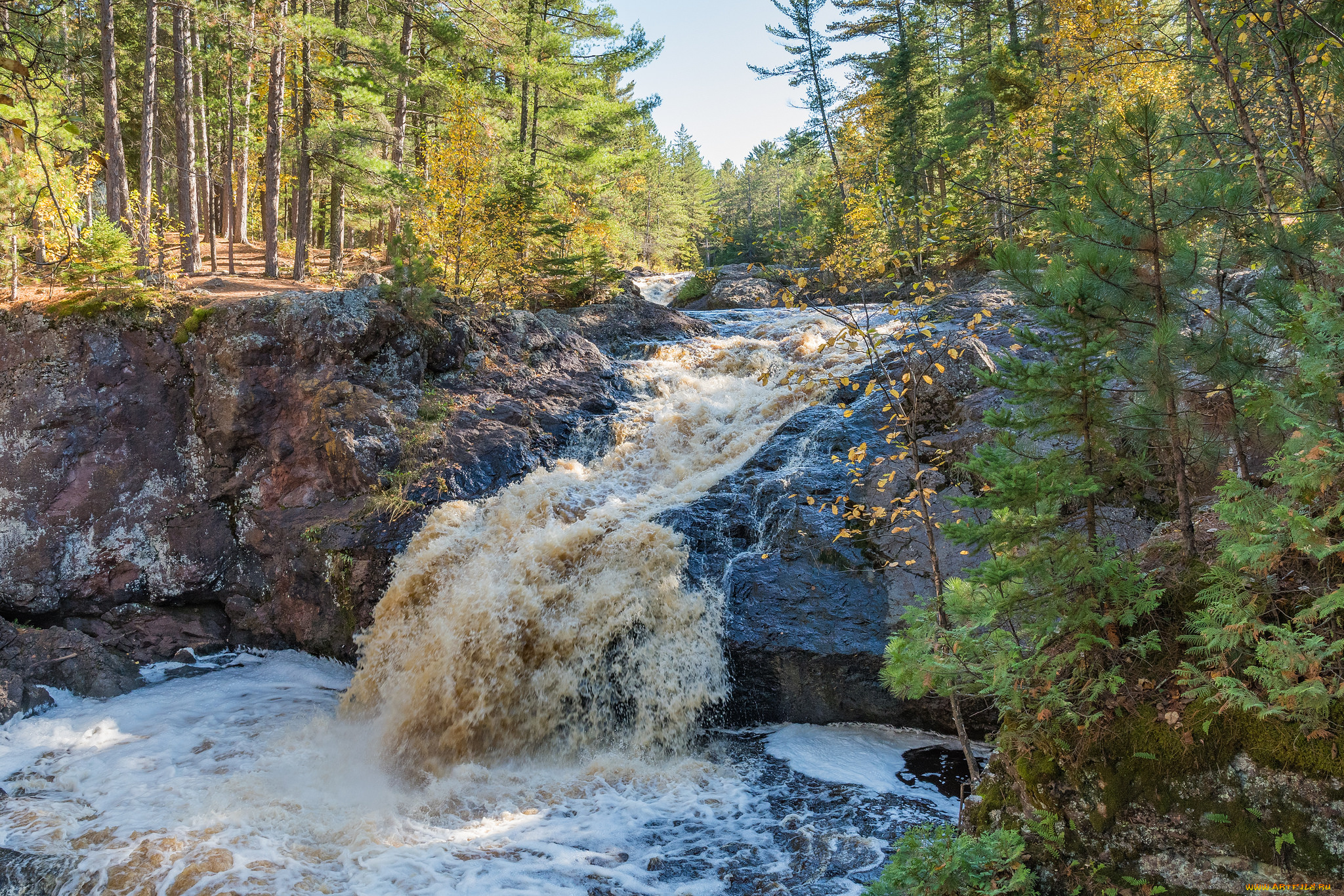 природа, водопады, простор