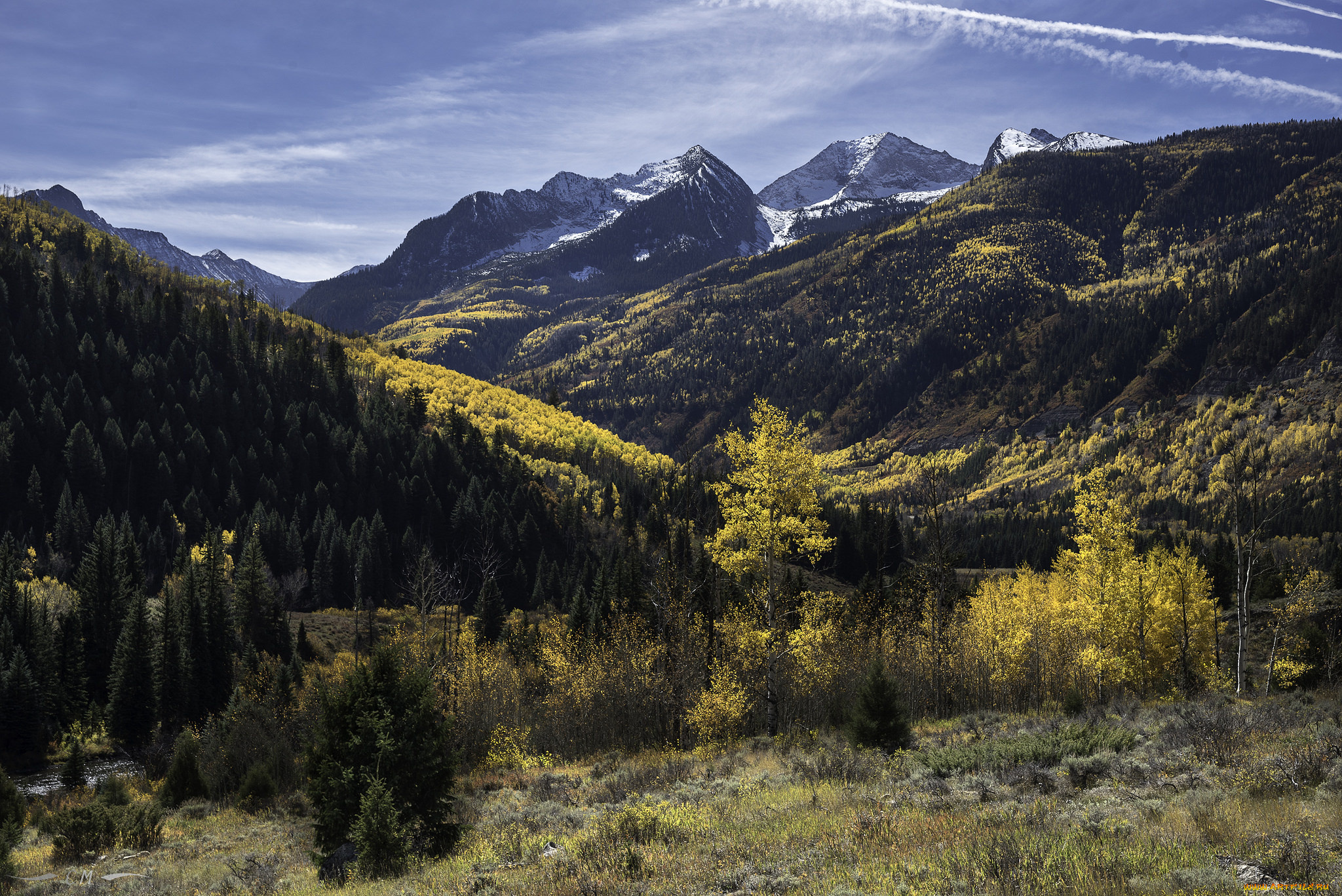 природа, горы, простор