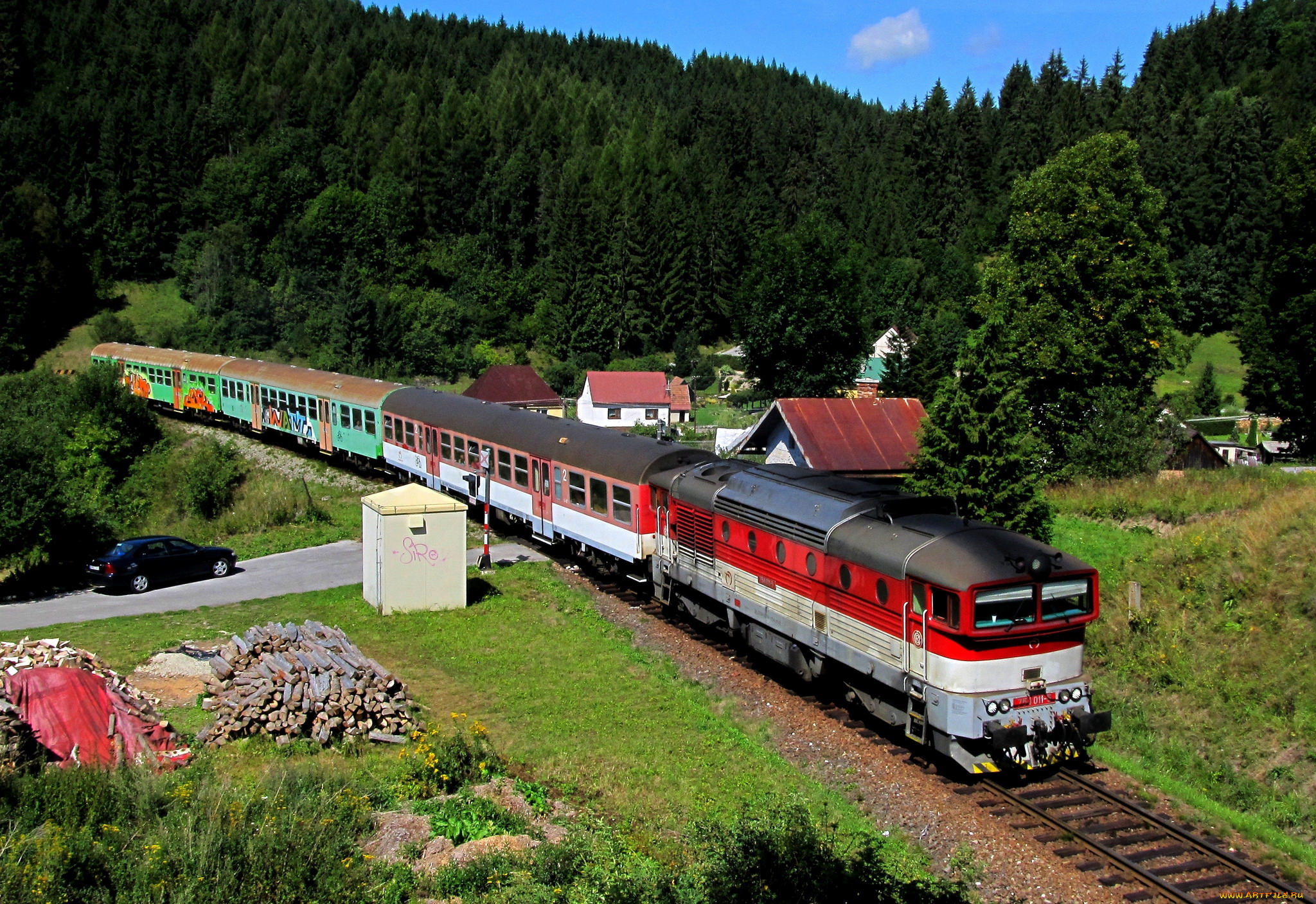 техника, поезда, состав, локомотив