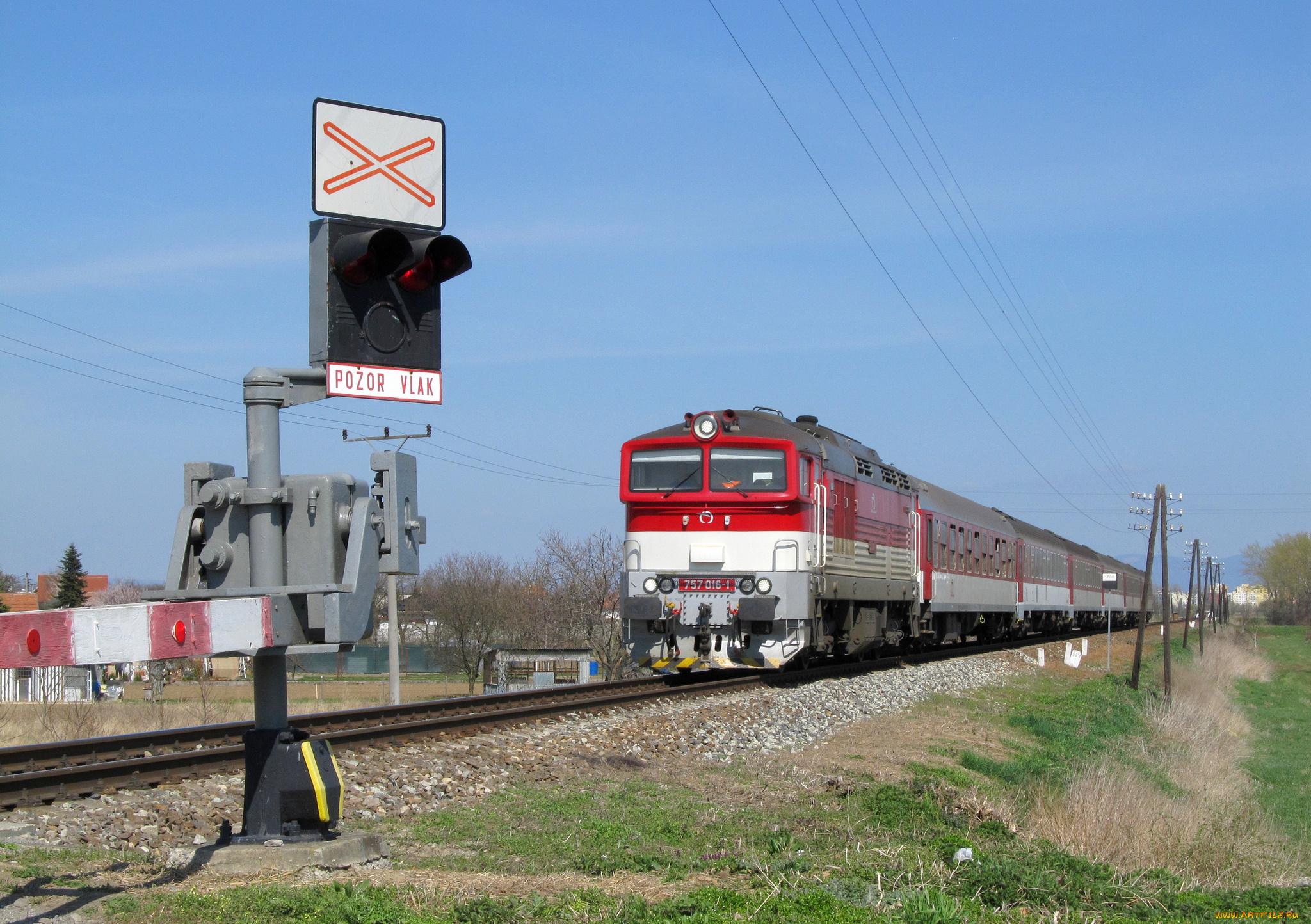 техника, поезда, локомотив, состав