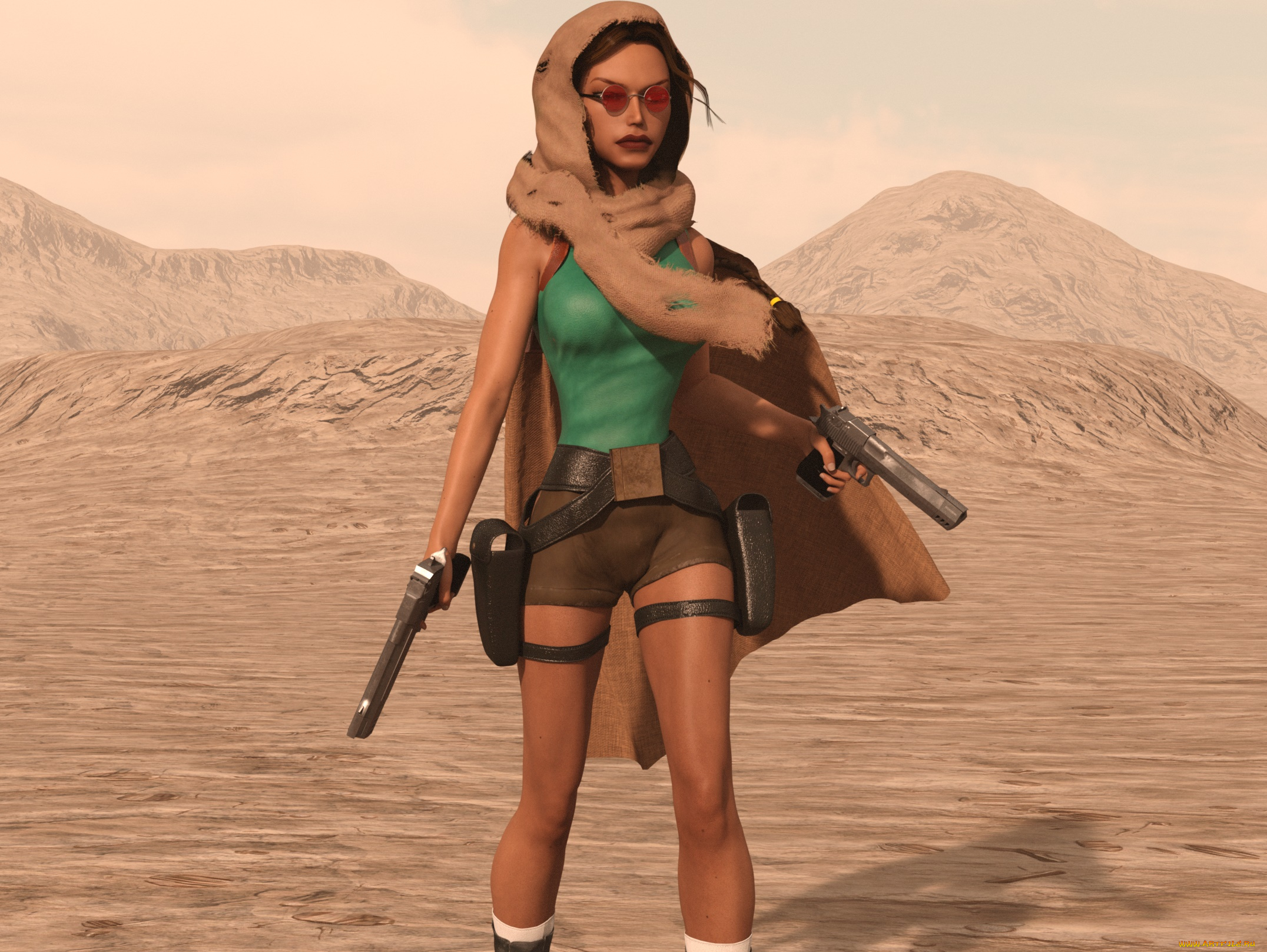 3д, графика, фантазия, , fantasy, 4ever, tomb, raider, фон, взгляд, девушка