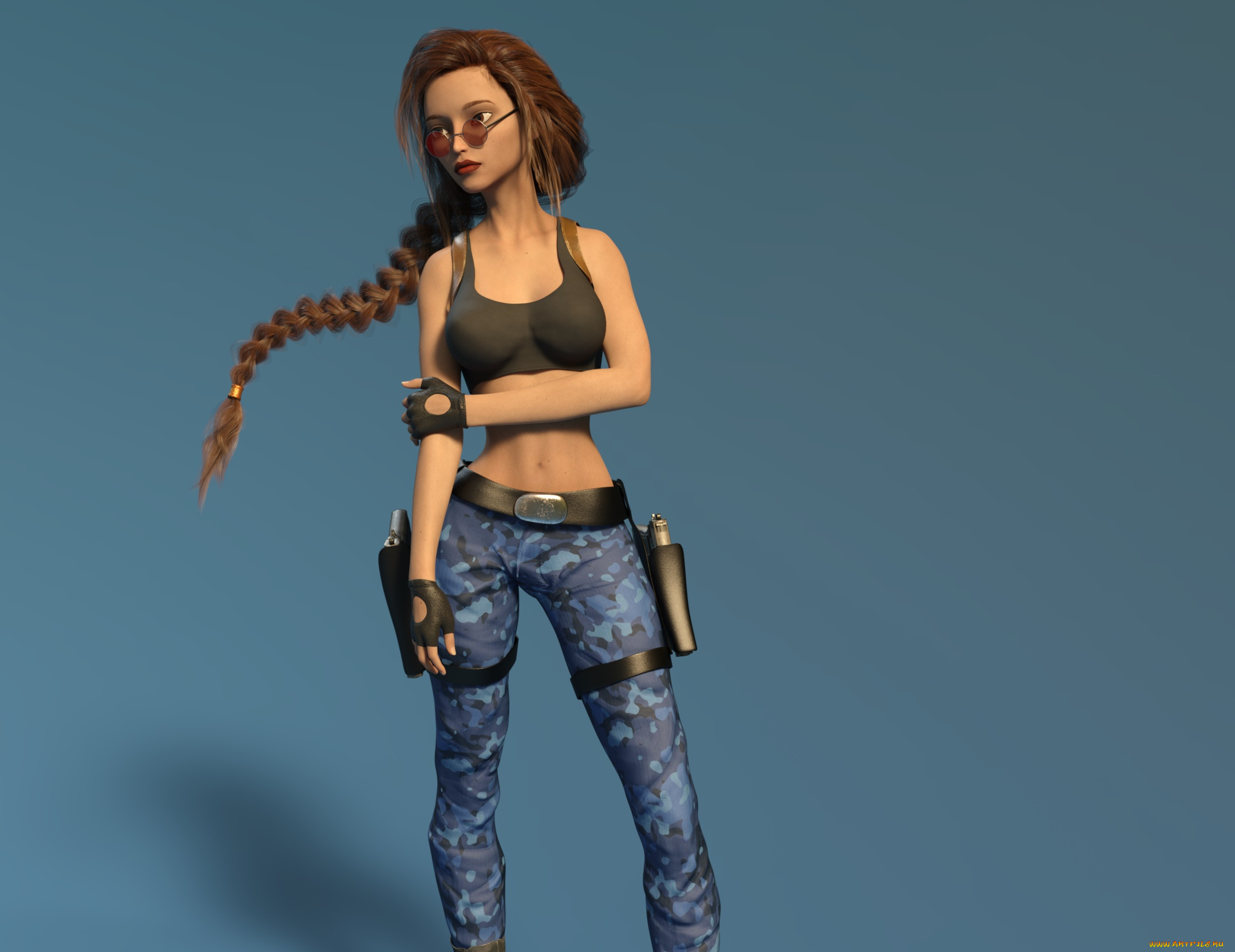 3д, графика, фантазия, , fantasy, tomb, raider, фон, взгляд, девушка, 4ever