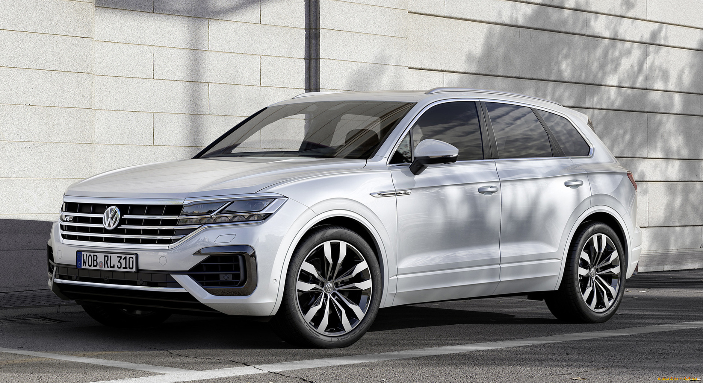 volkswagen, touareg, r-line, 2019, автомобили, volkswagen, r-line, touareg, белый, 2019