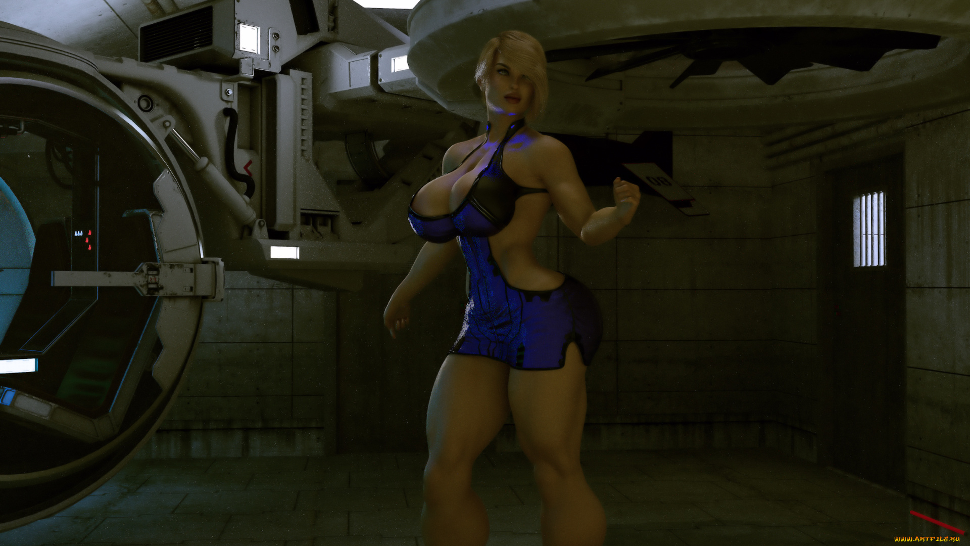 3д, графика, фантазия, , fantasy, девушка, взгляд, фон