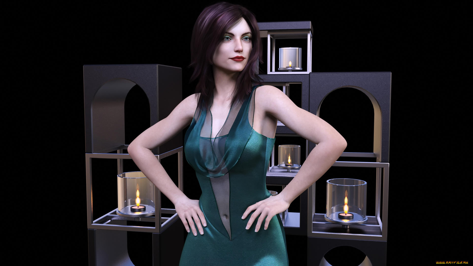 3д, графика, люди, , people, фон, взгляд, девушка