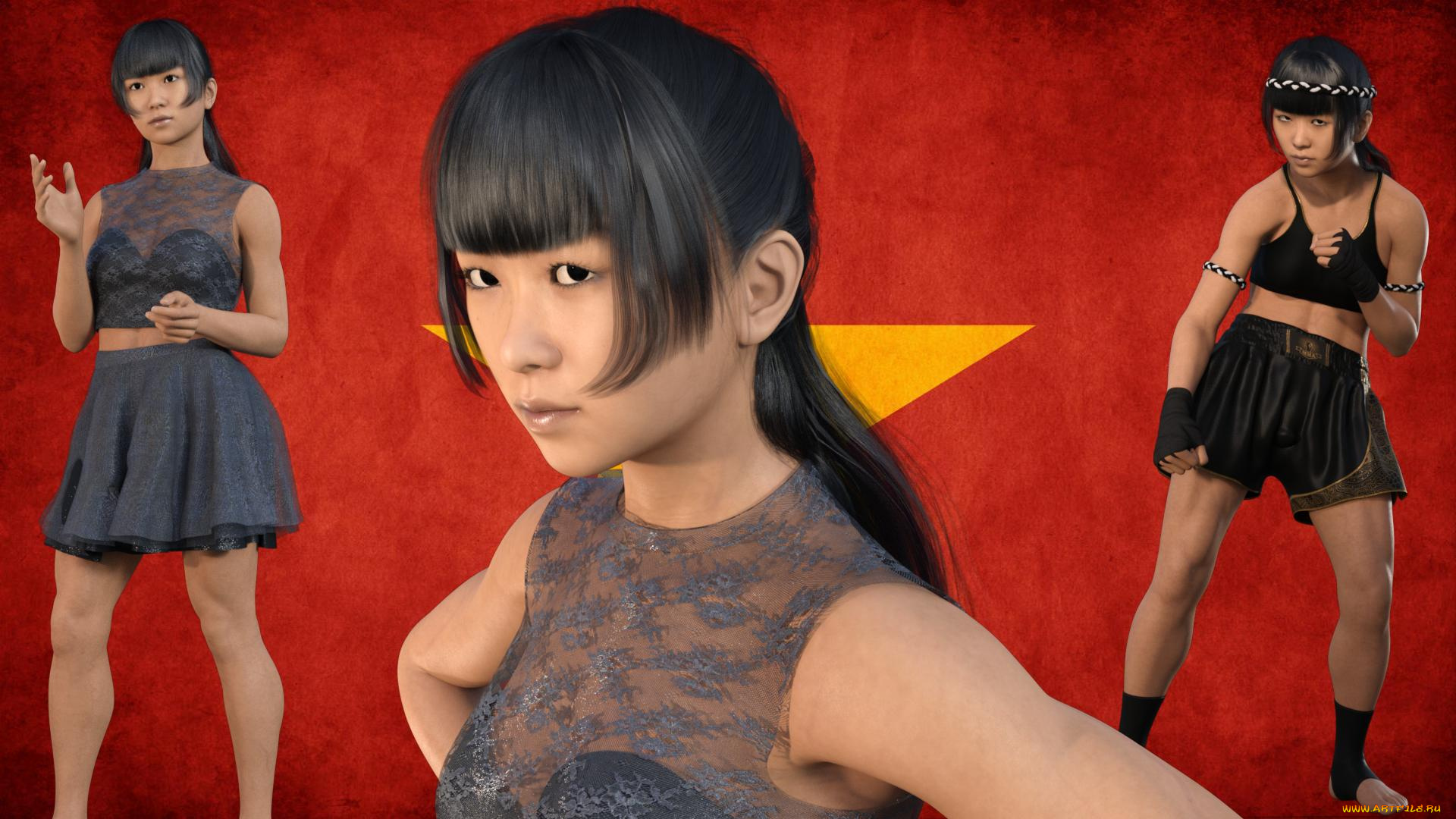 3д, графика, спорт, , sport, фон, девушка, взгляд