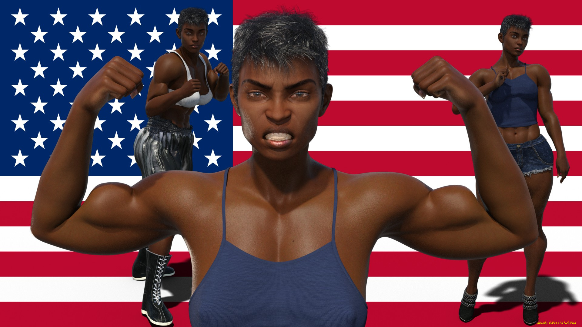 3д, графика, спорт, , sport, фон, взгляд, девушка