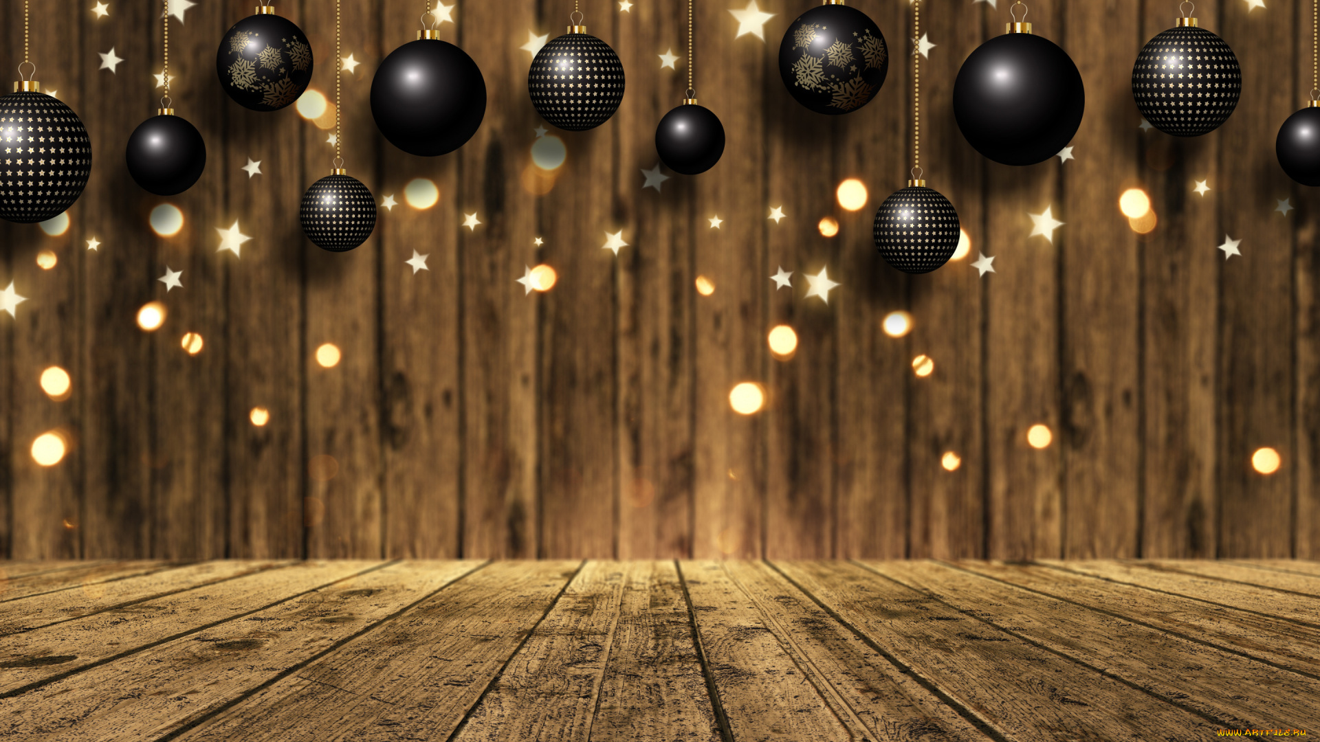 праздничные, шары, new, year, gold, christmas, золотой, golden, доски, фон