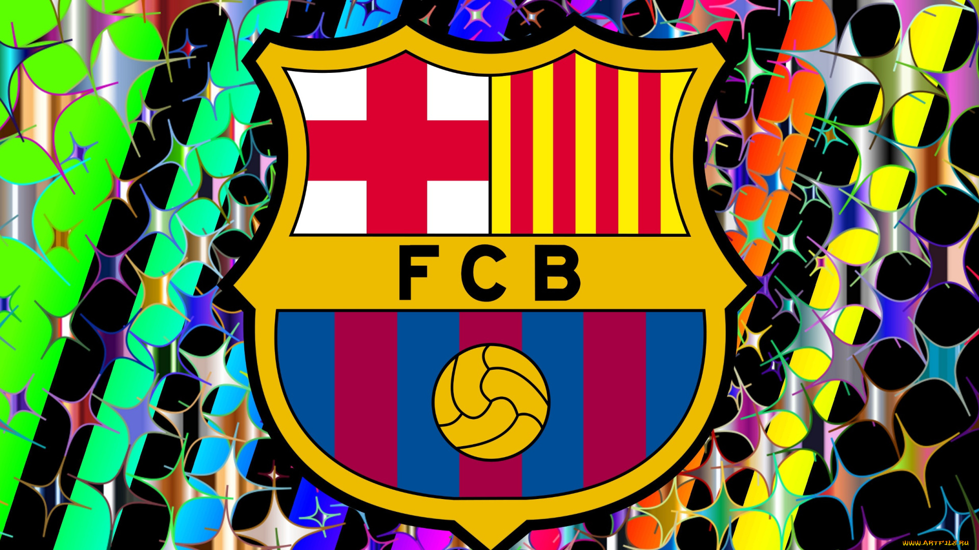 спорт, эмблемы, клубов, barcelona, fc, фон, логотип