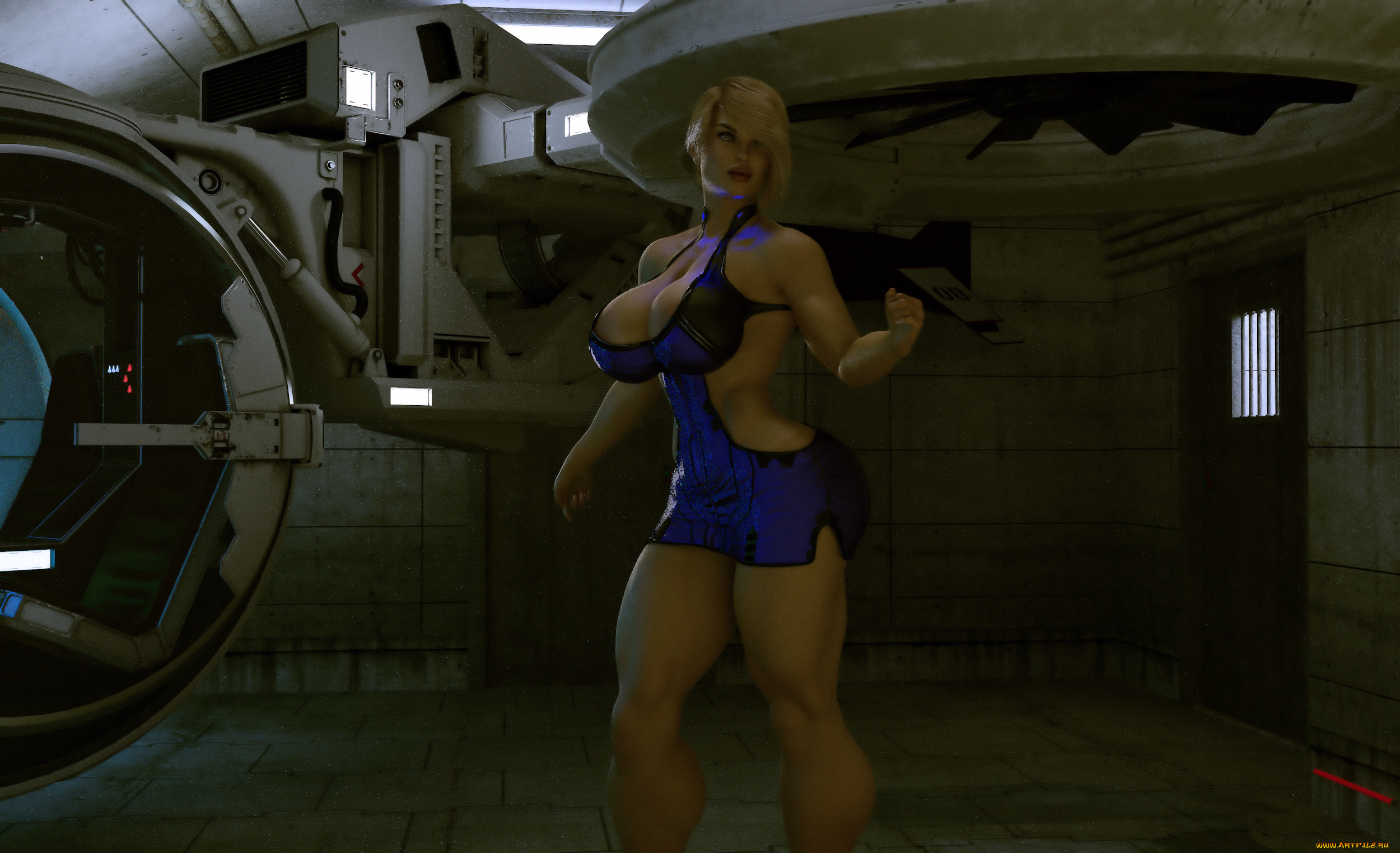 3д, графика, фантазия, , fantasy, девушка, взгляд, фон