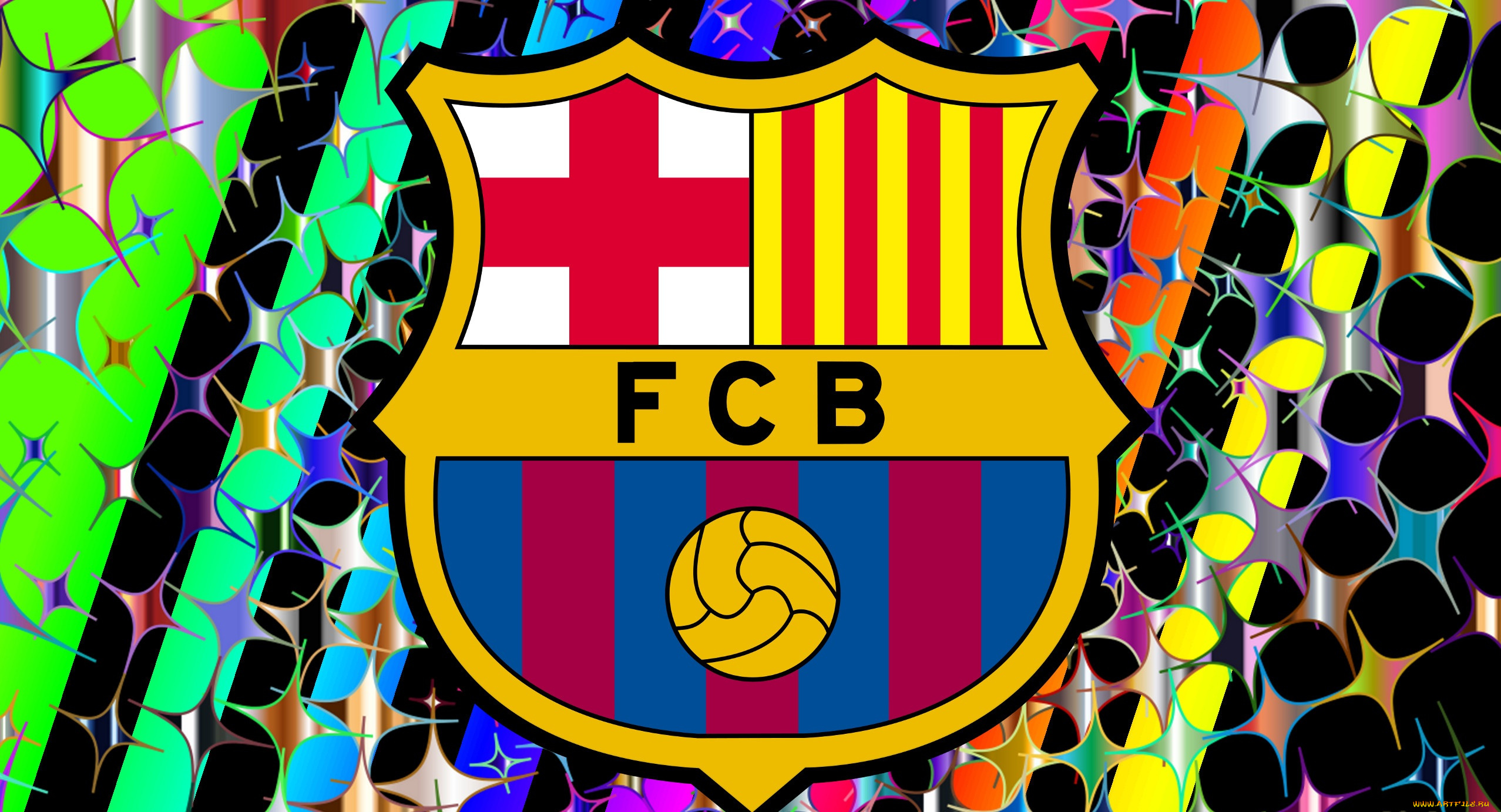 спорт, эмблемы, клубов, barcelona, fc, фон, логотип