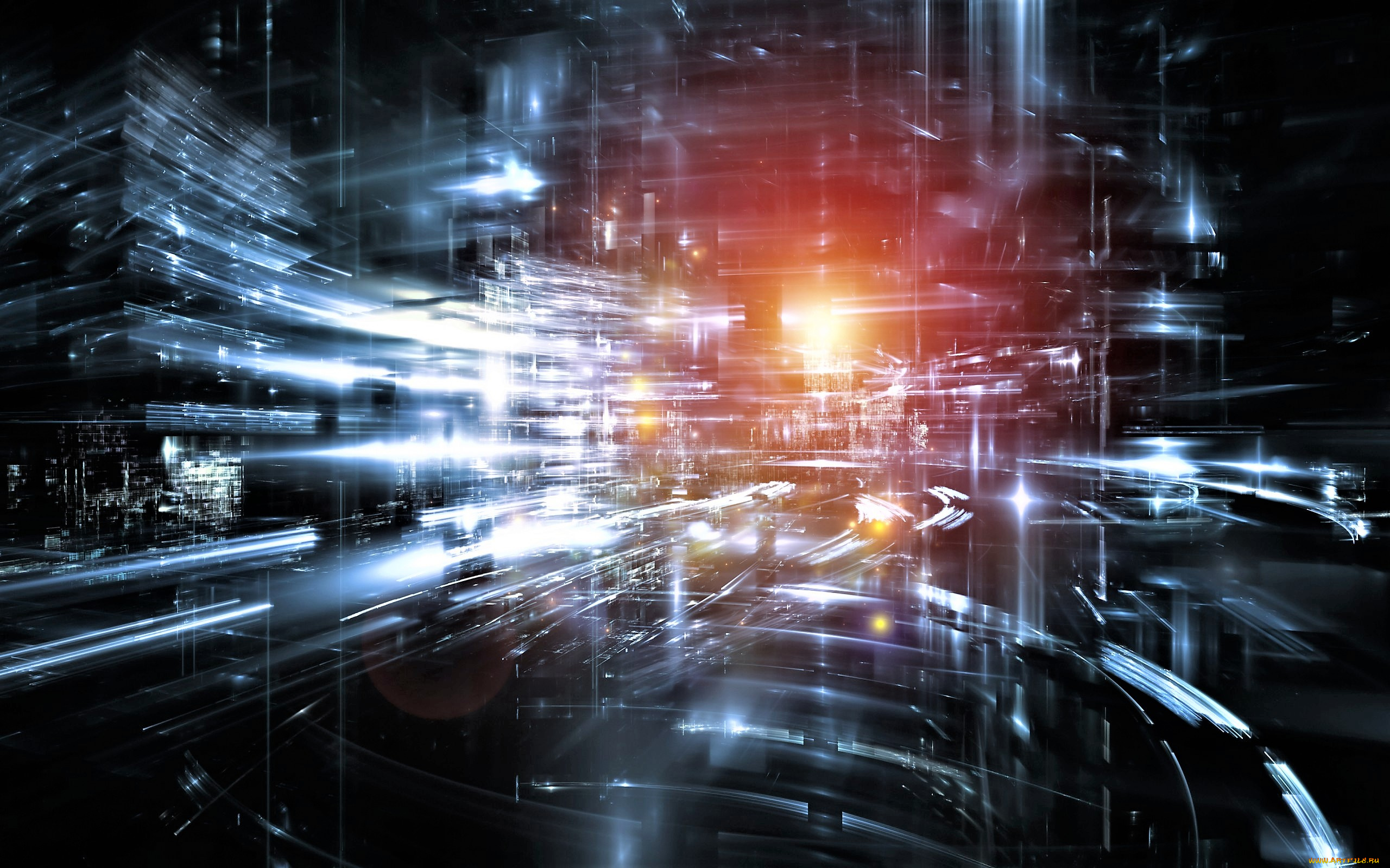 3д, графика, абстракция, , abstract, свет, пластины, движение