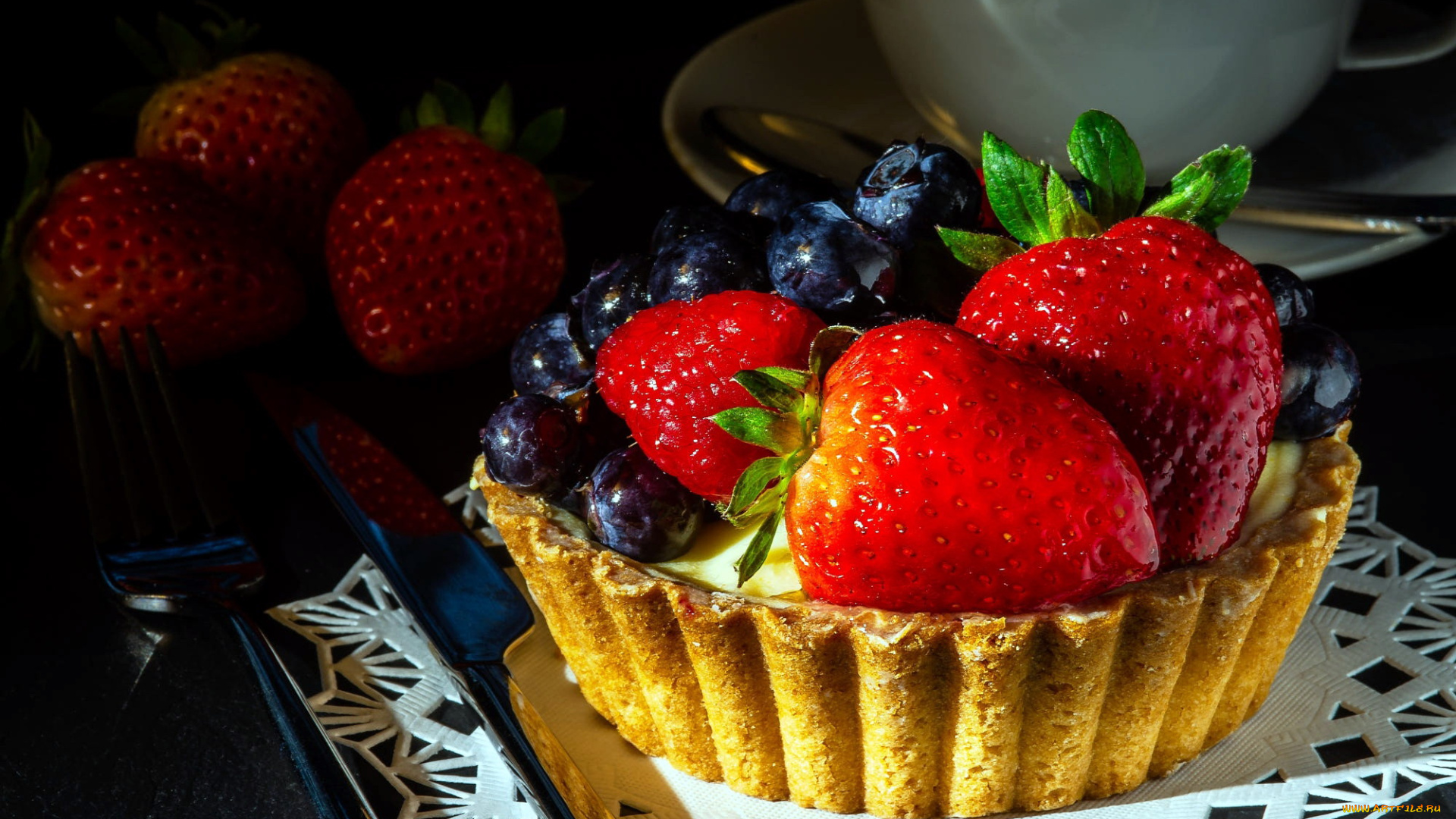 еда, пирожные, , кексы, , печенье, пирожное, клубника