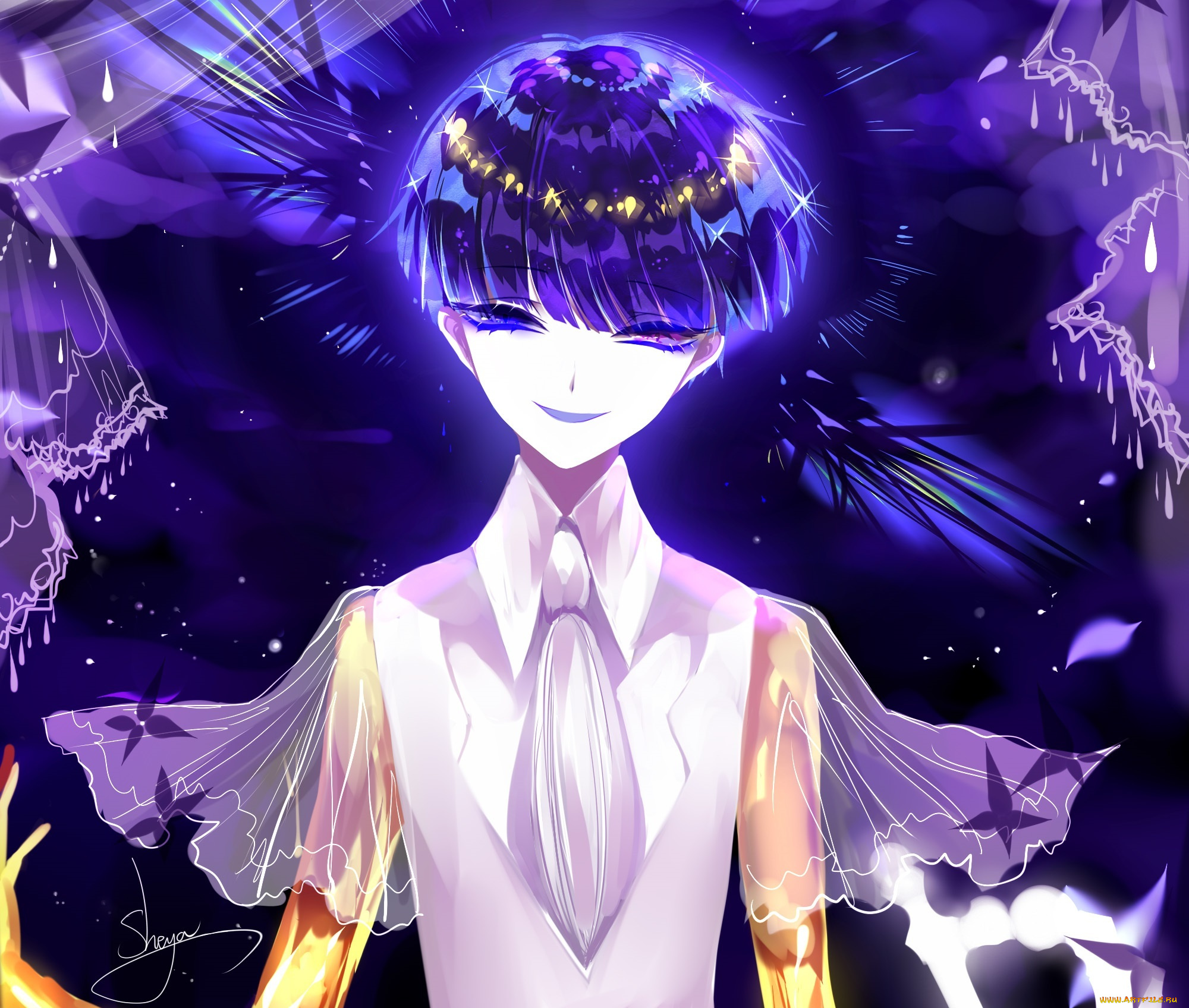 sheya, аниме, houseki, no, kuni, девушка