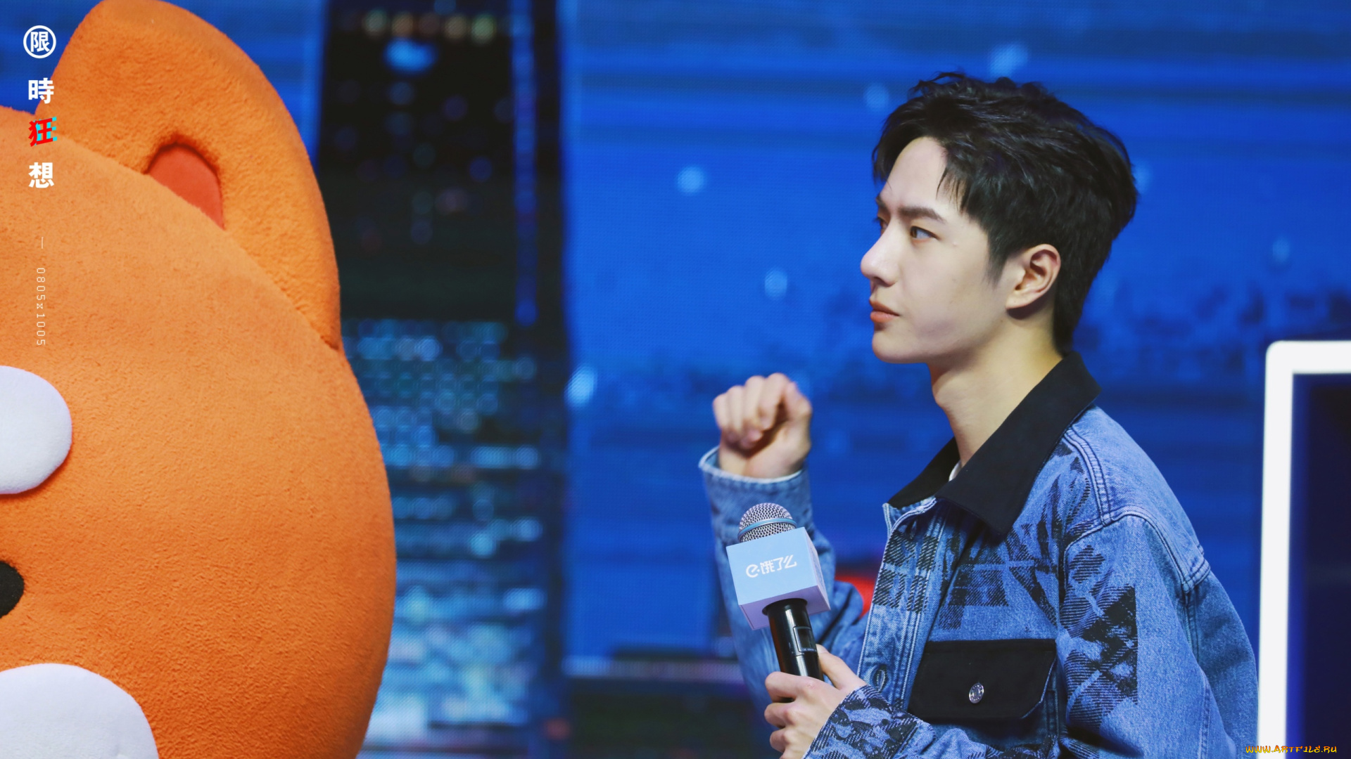 мужчины, wang, yi, bo, ван, ибо, микрофон, куртка, кукла