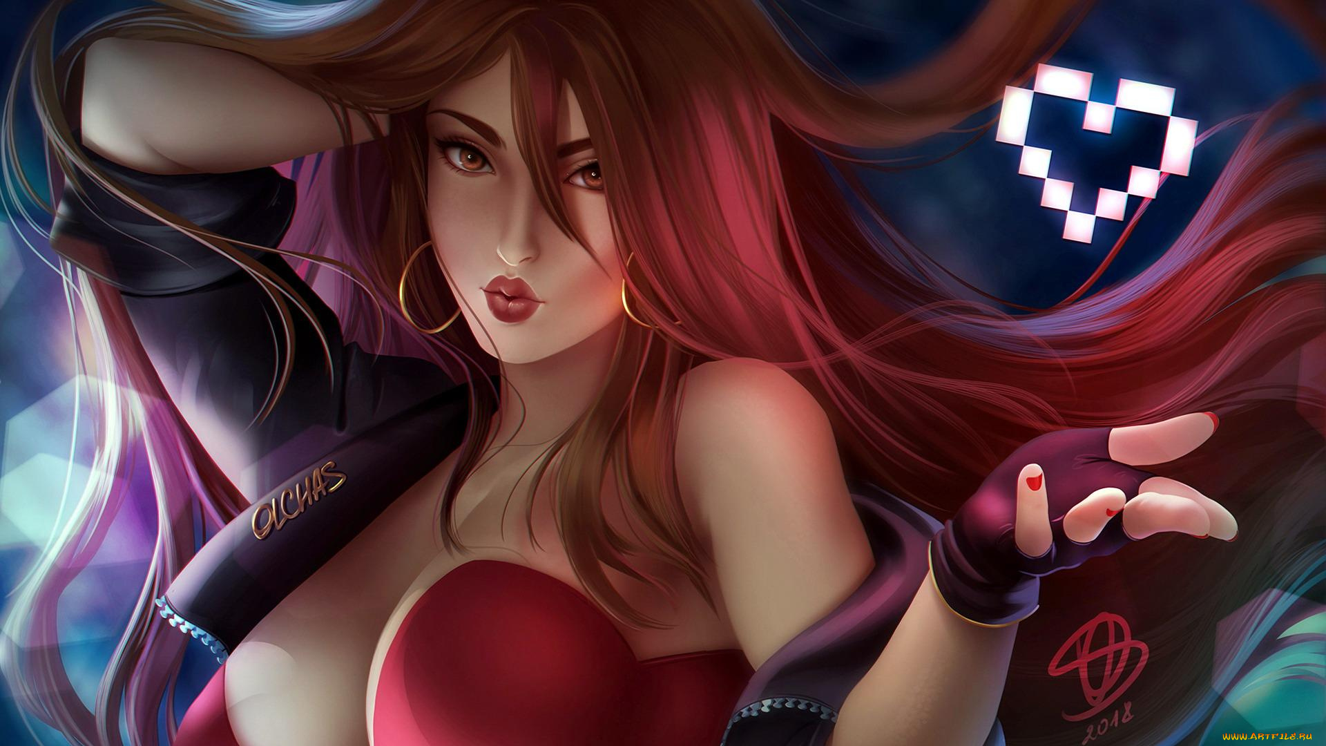 streets, of, rage, видео, игры, ---другое, blaze, fielding, девушка, сердечко