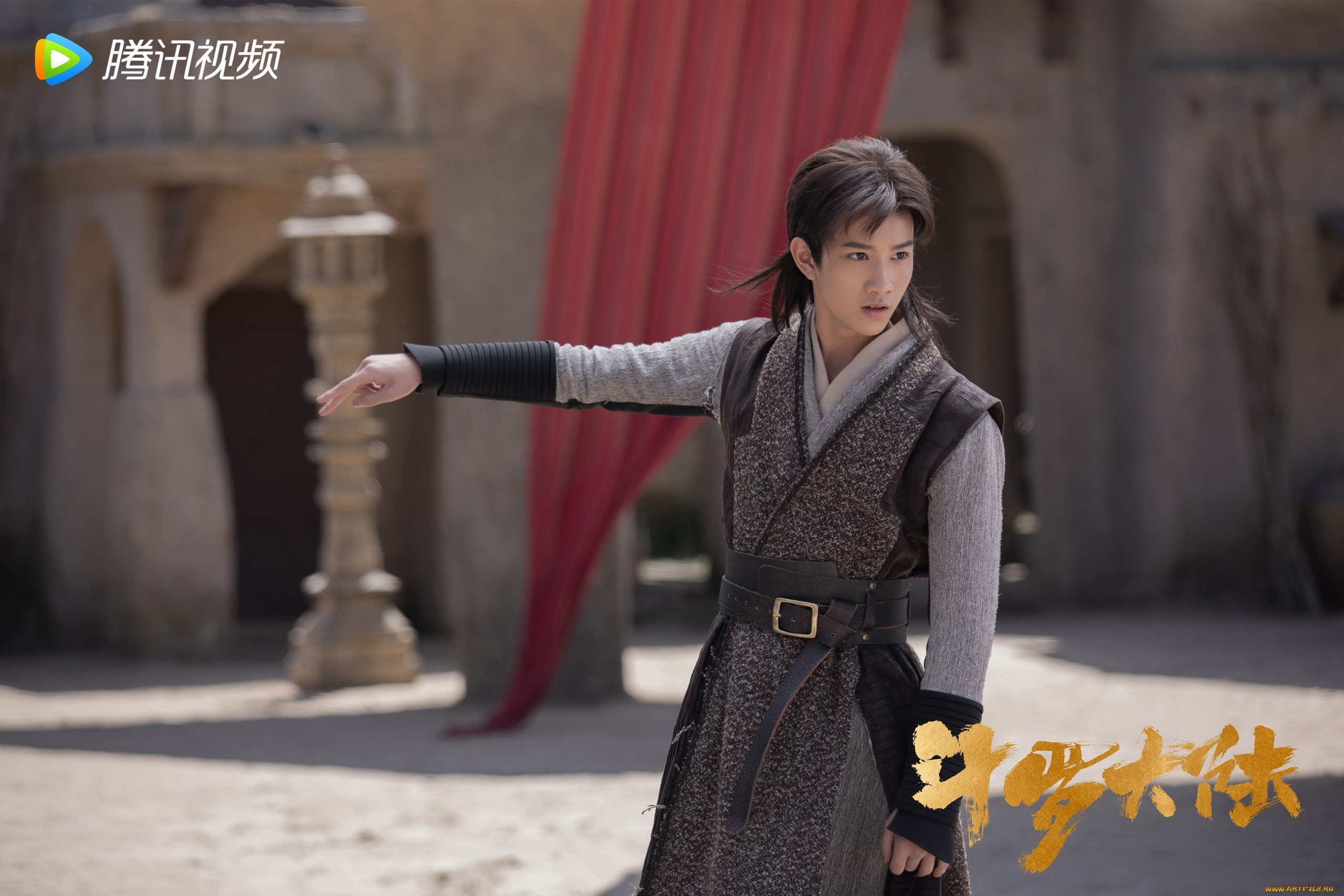 кино, фильмы, douluo, continent, парень, жест, площадка