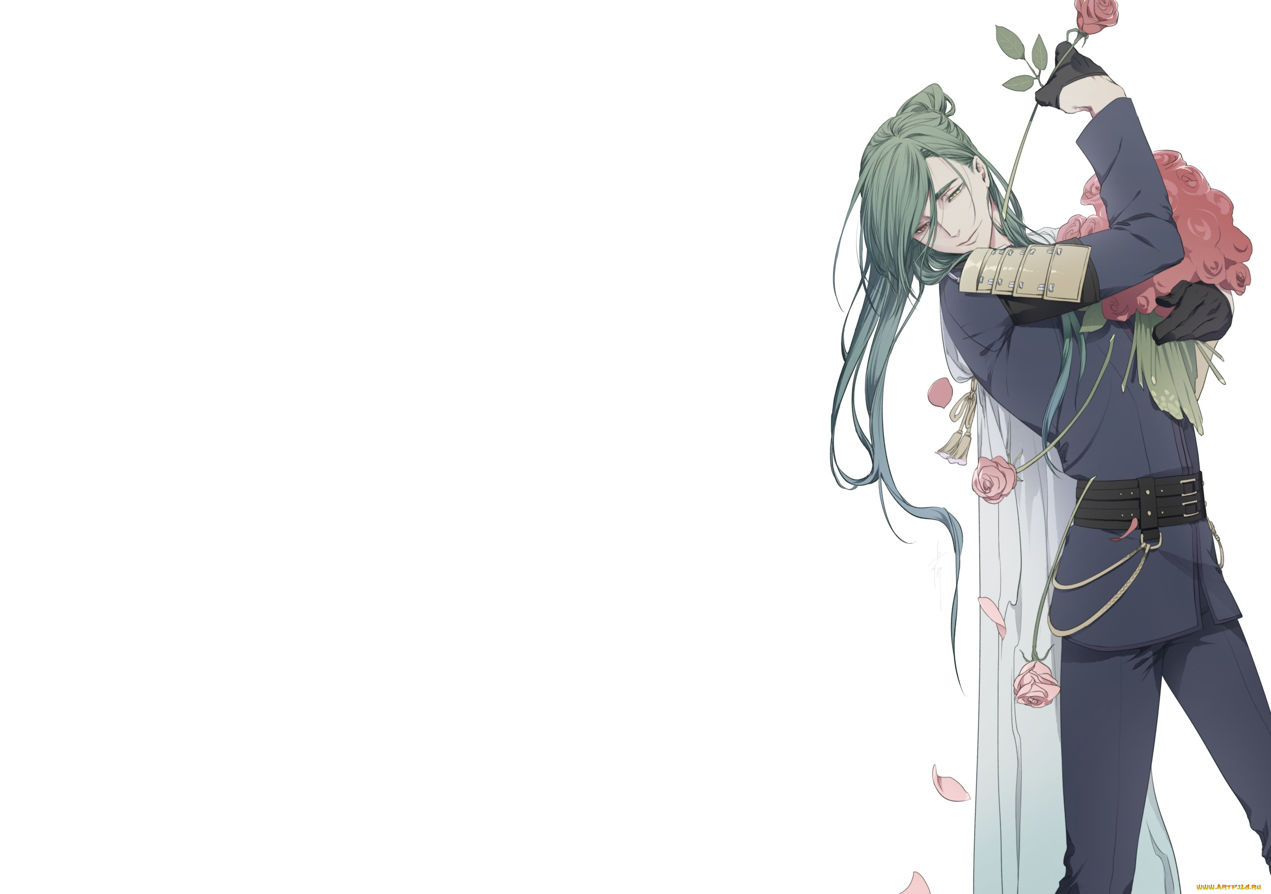 аниме, touken, ranbu, nikkari, aoe