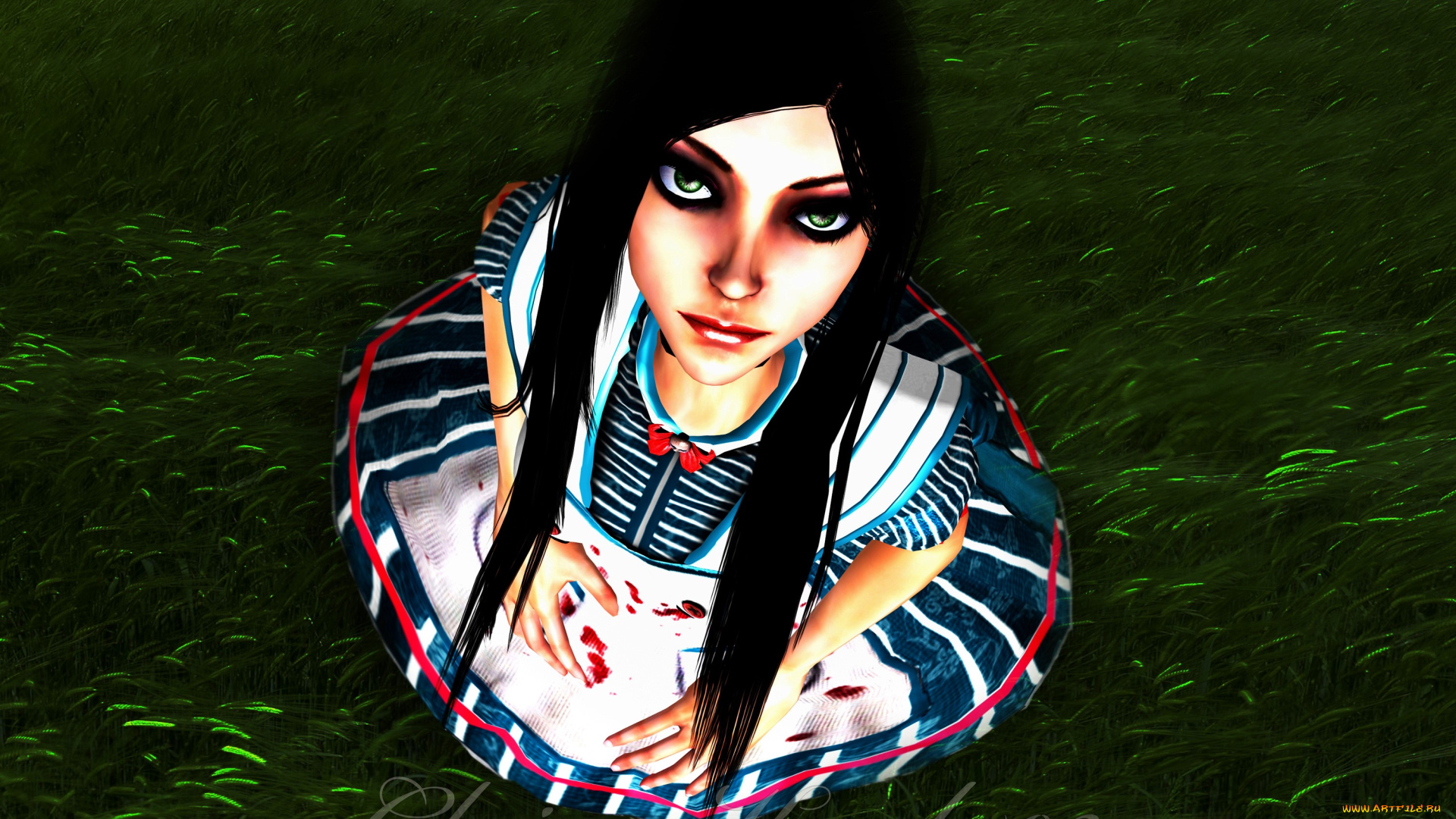 видео, игры, american, mcgee’s, alice, алиса, лужайка