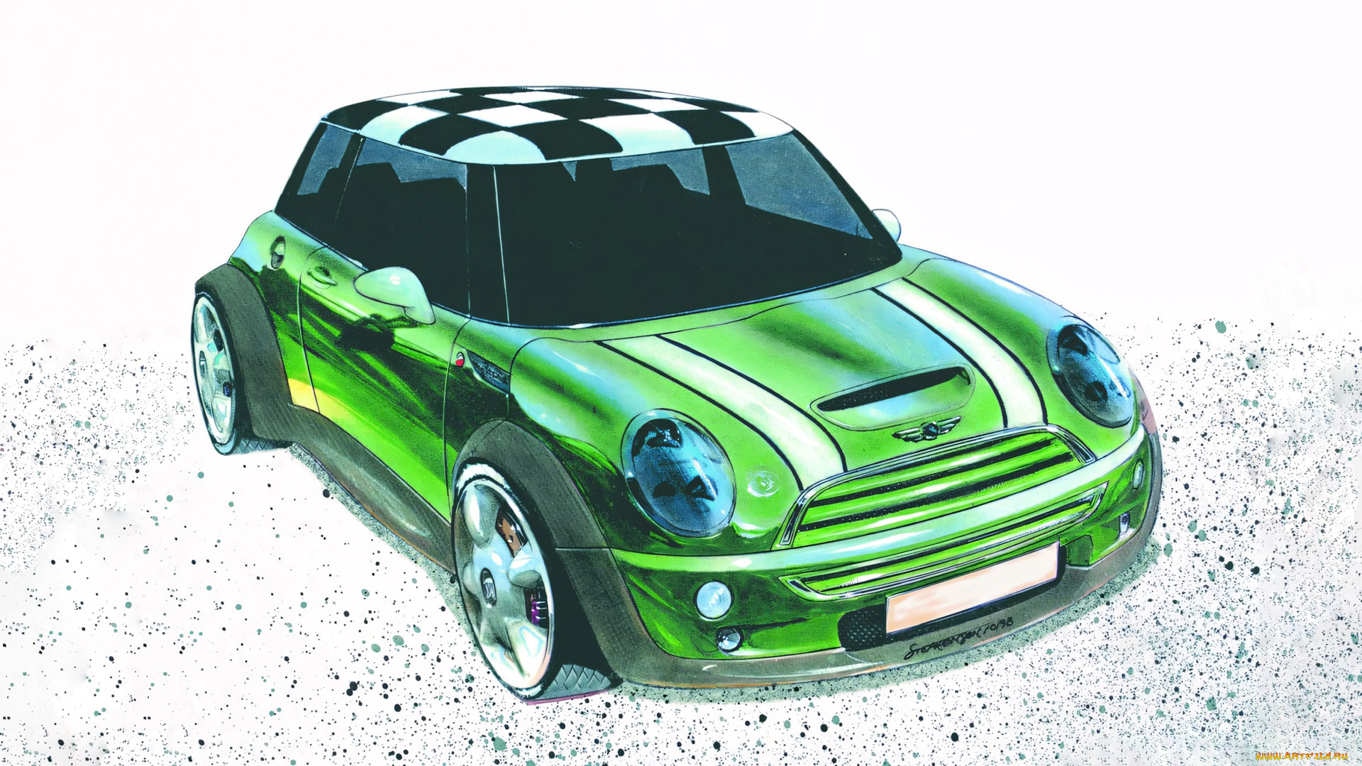 295774, рисованное, авто, мото, автомобиль