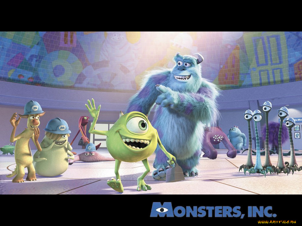 мультфильмы, monsters, inc