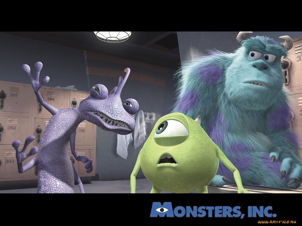 мультфильмы, monsters, inc