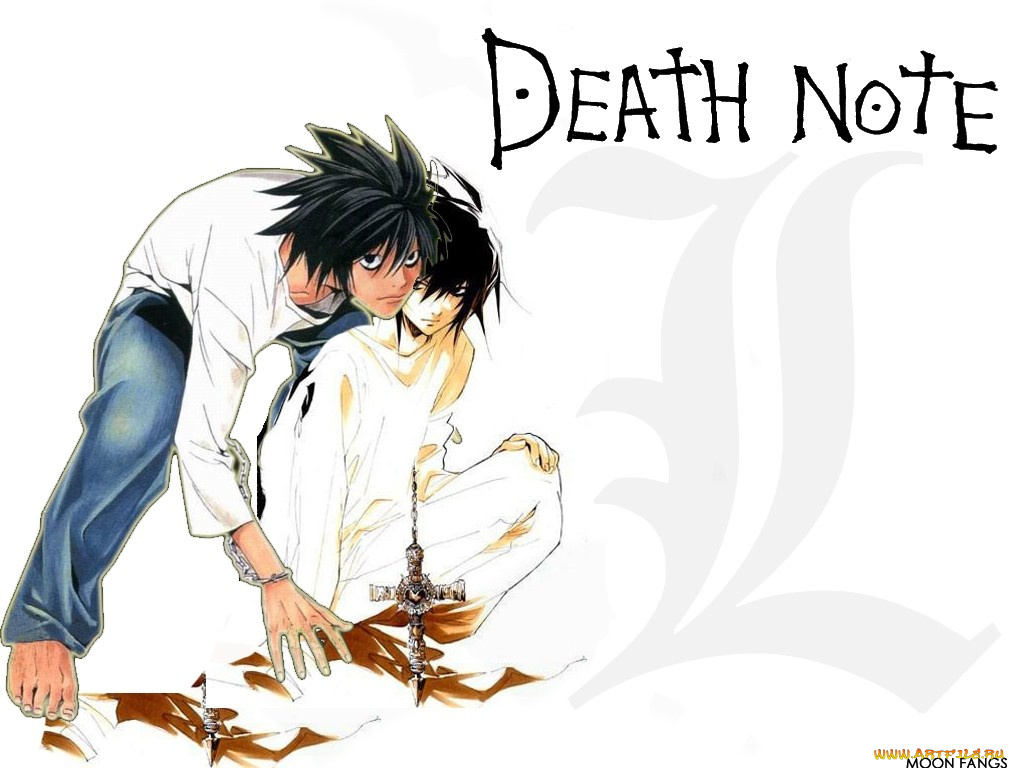 аниме, death, note