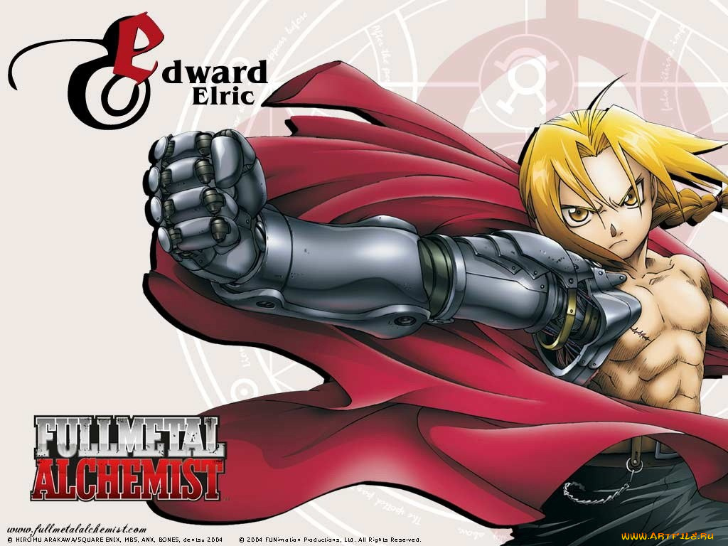 аниме, fullmetal, alchemist
