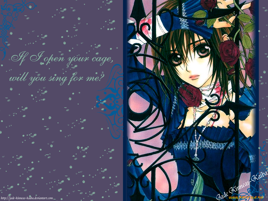 cage, by, jade, kinneas, kaiba, аниме, vampire, knight