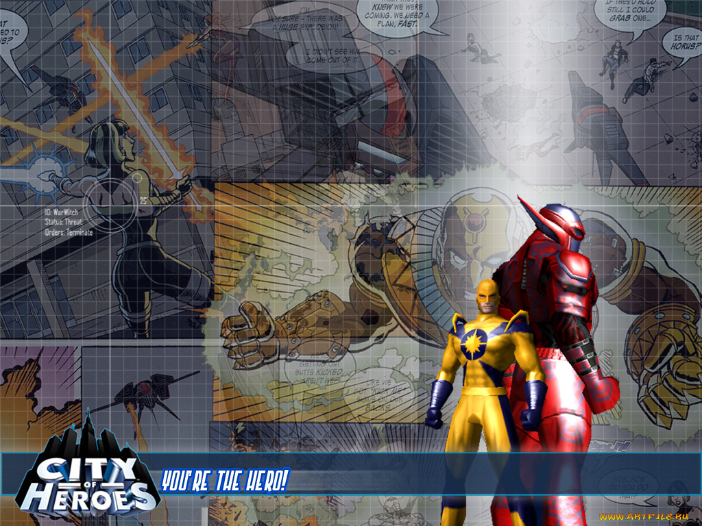 видео, игры, city, of, heroes