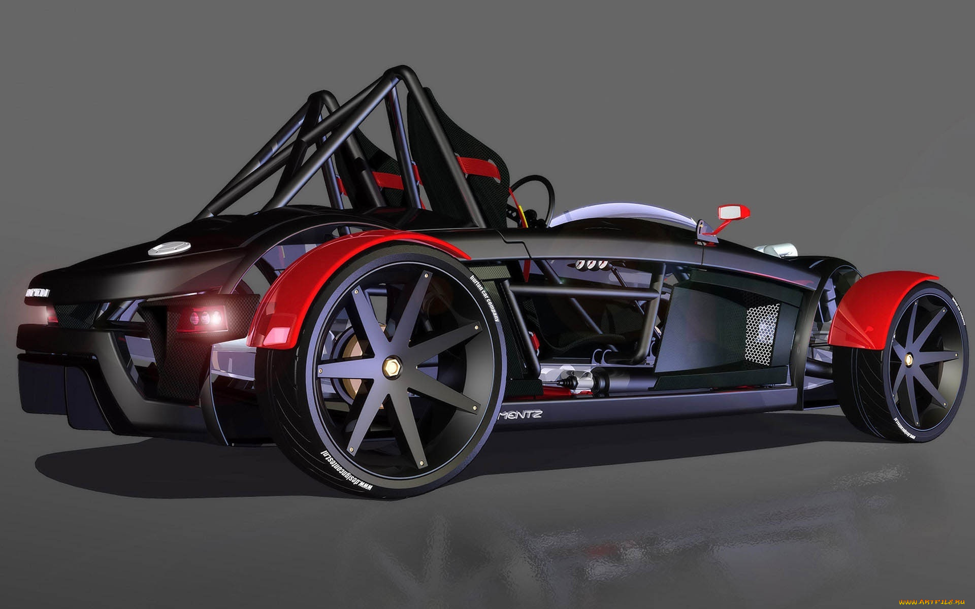 burton, автомобили, 3д