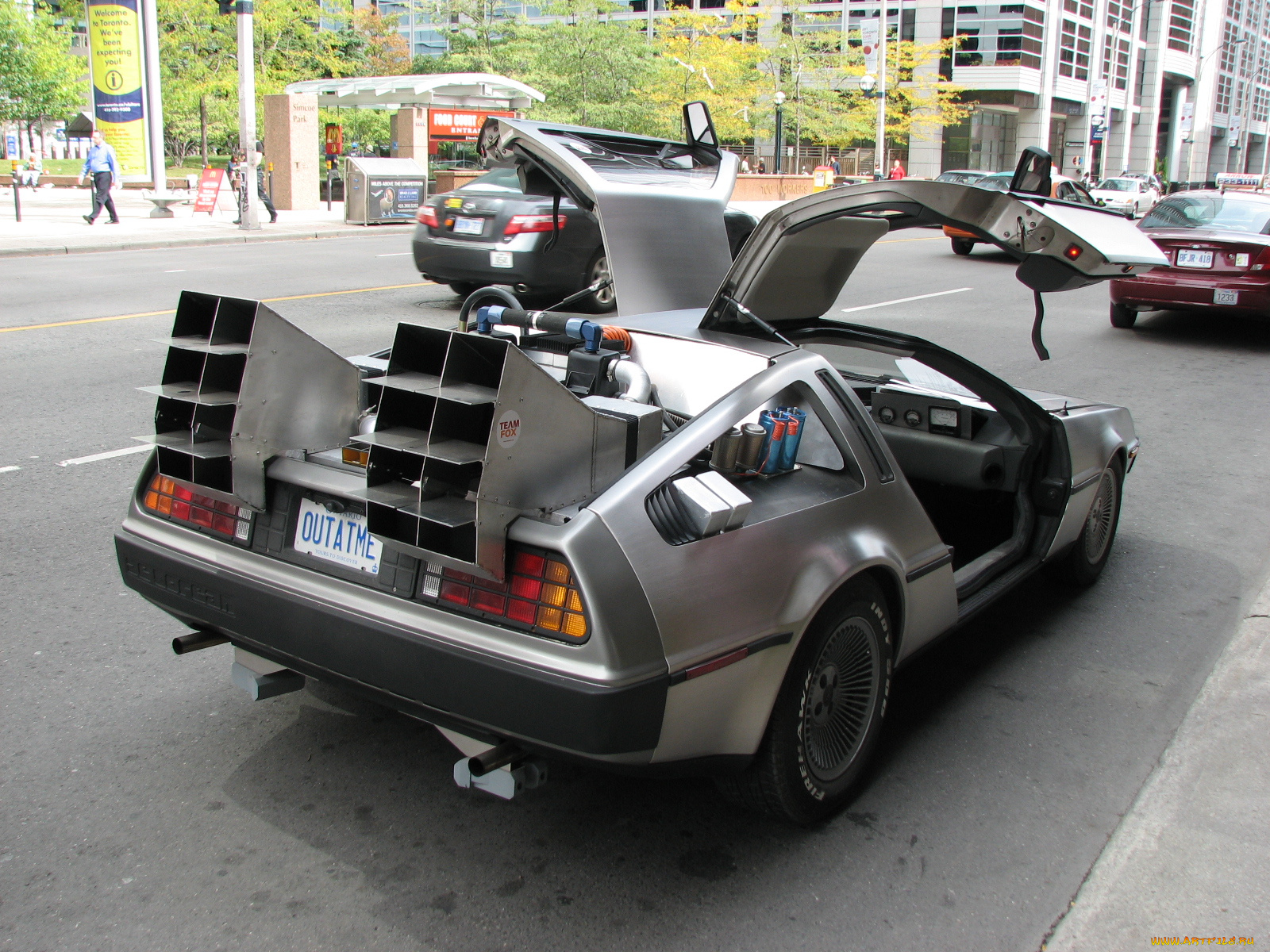 автомобили, выставки, уличные, фото, delorean