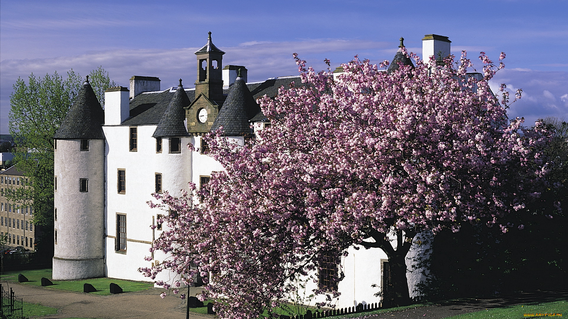 города, дворцы, замки, крепости, dudhope, castle, scottish, castles