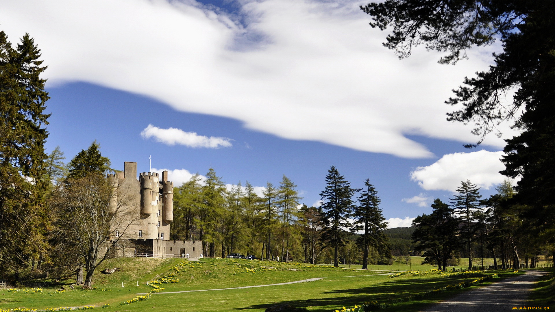 города, дворцы, замки, крепости, schotland, braemar