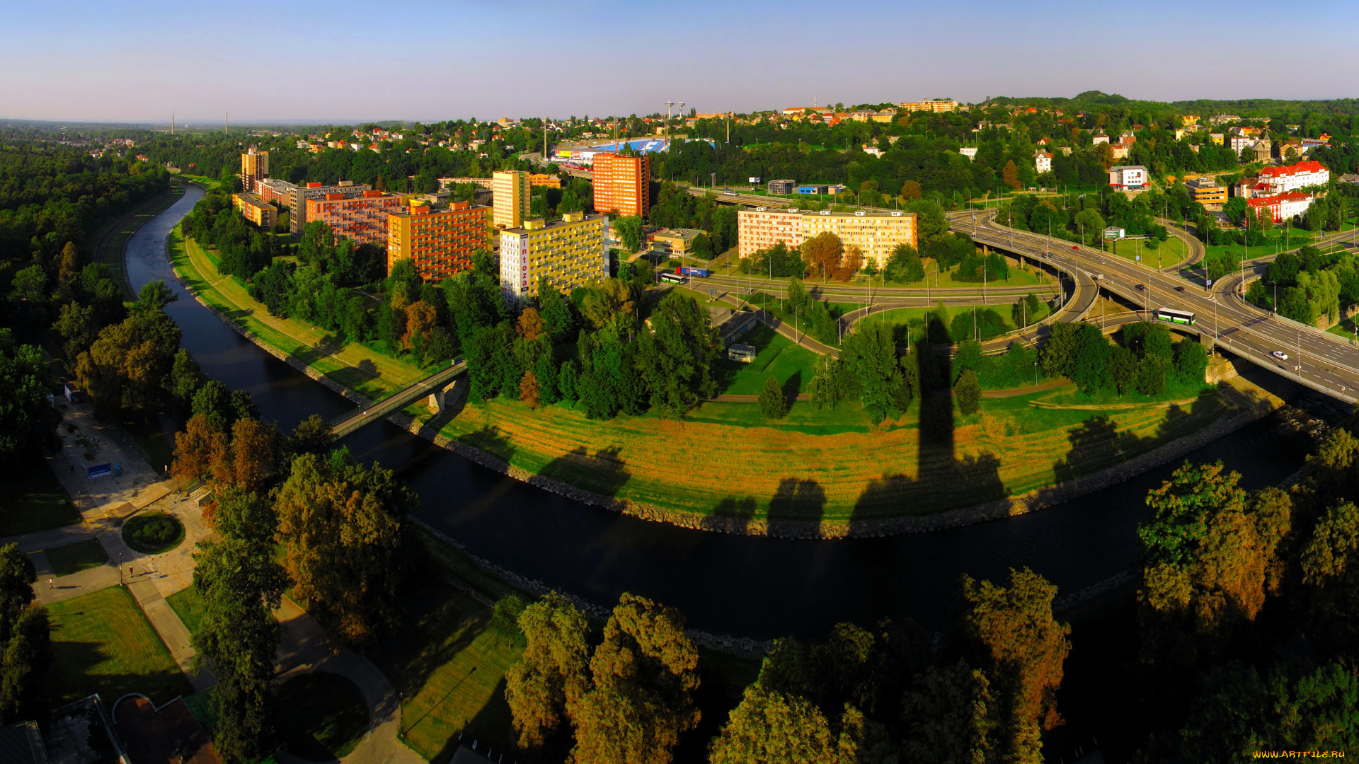 города, пейзажи, Чехия, ostrava