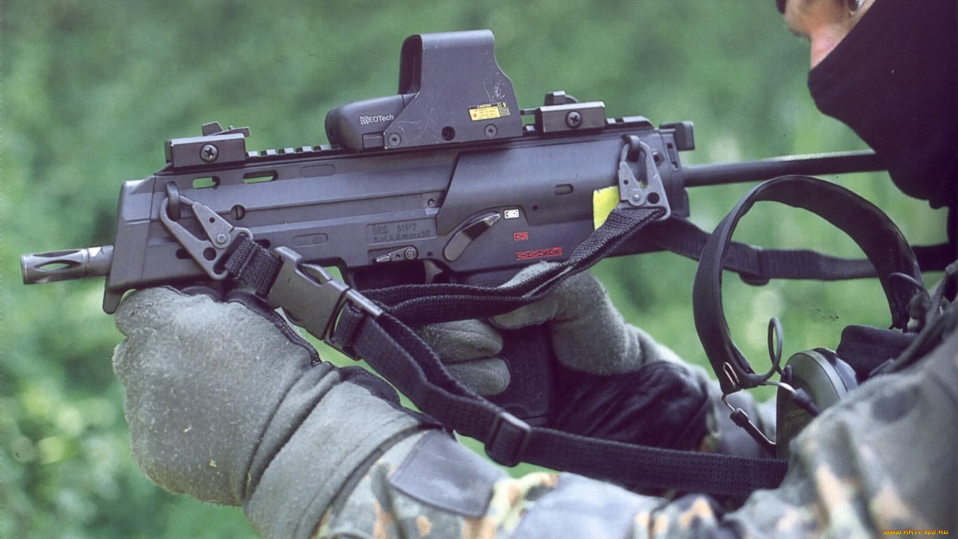 оружие, автоматы, стрелок, автомат, маска